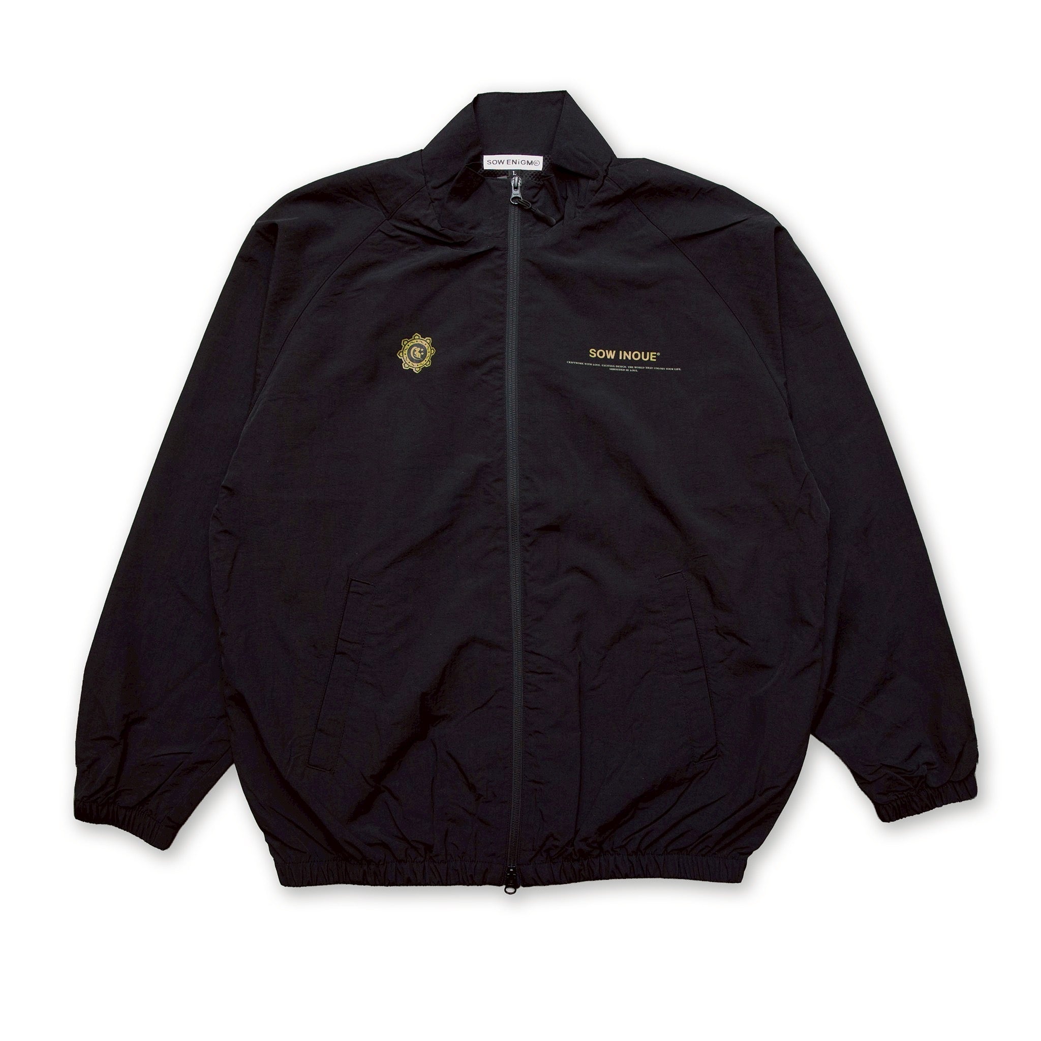 如意輪観音 NYLONJACKET [BLACK]