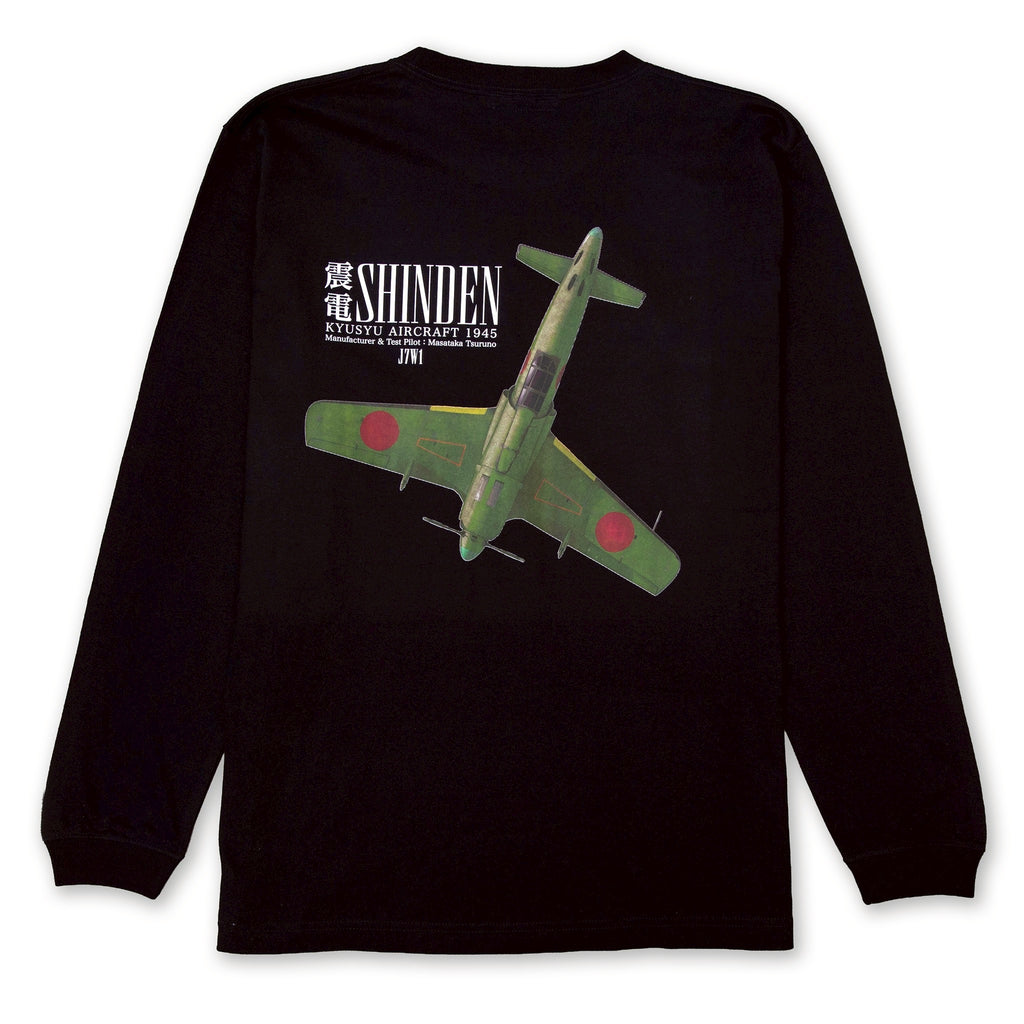 震電　L/S【BLACK】