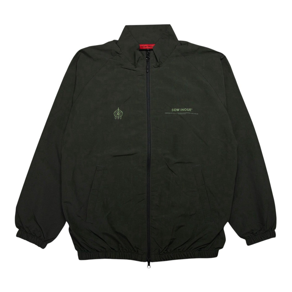 Senju Kannon NYLON JACKET [OLIVE]