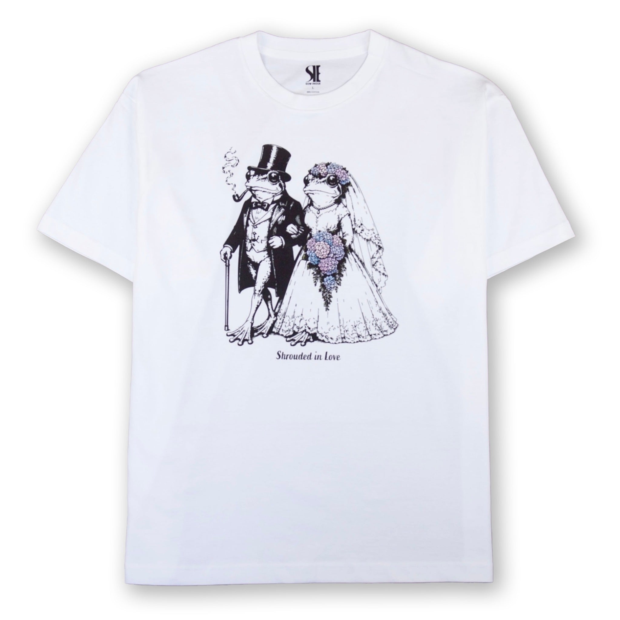 T-shirt grenouille de mariage de juin [BLANC] Édition limitée boutique en ligne