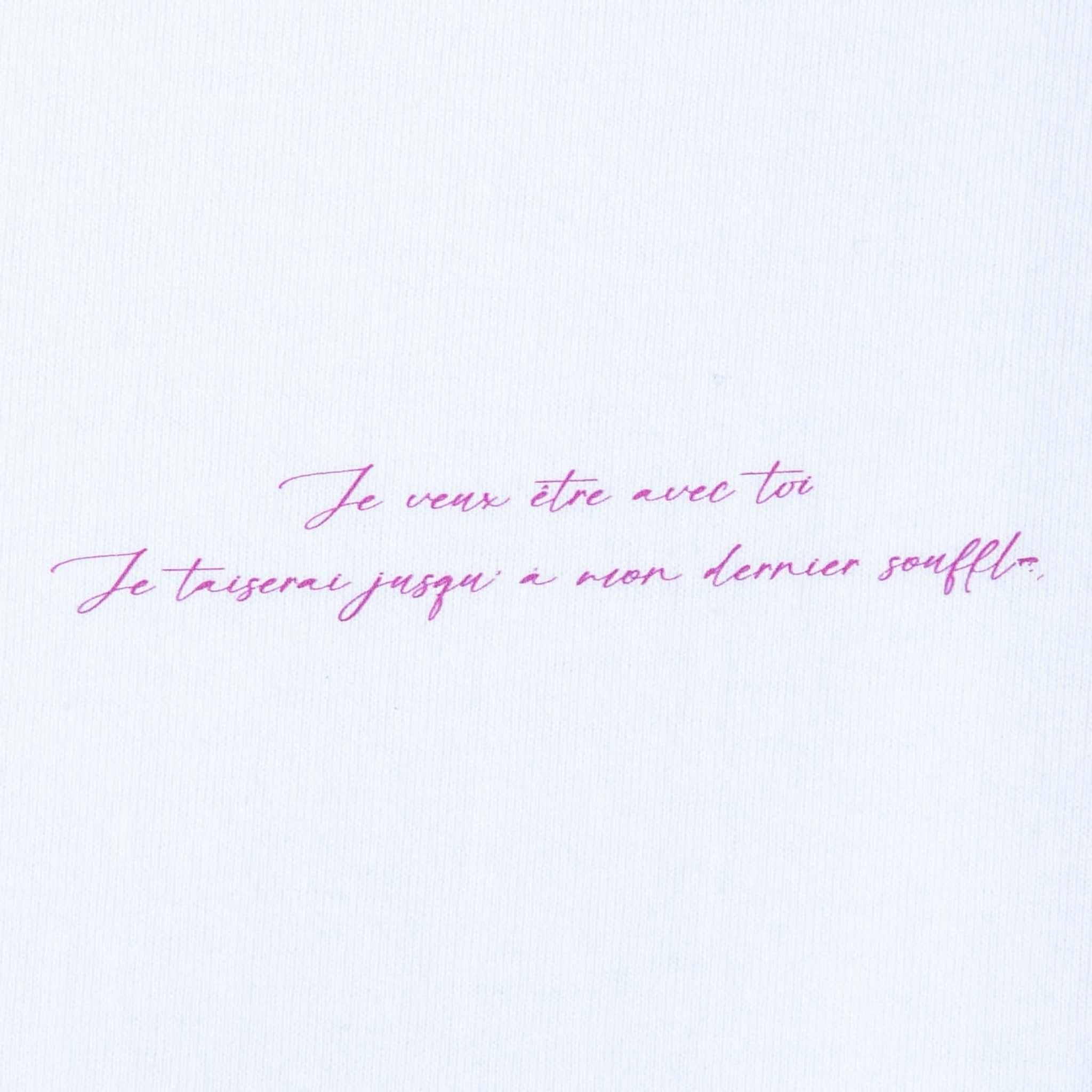 GIFT OF LOVE TEE[WHITE/PURPLE]