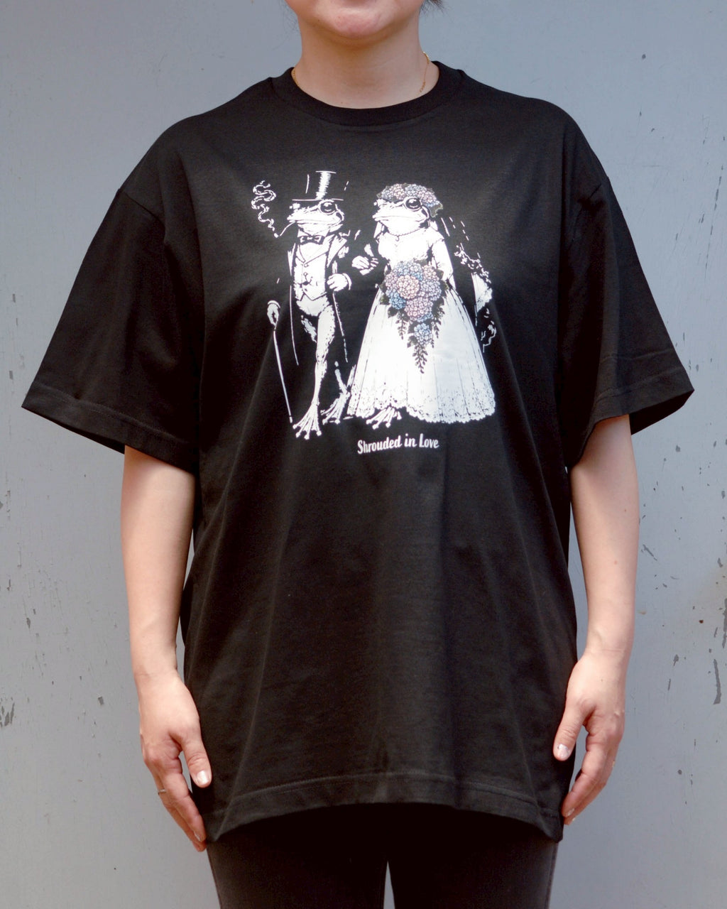 T-shirt grenouille mariage de juin [NOIR] Édition limitée en ligne
