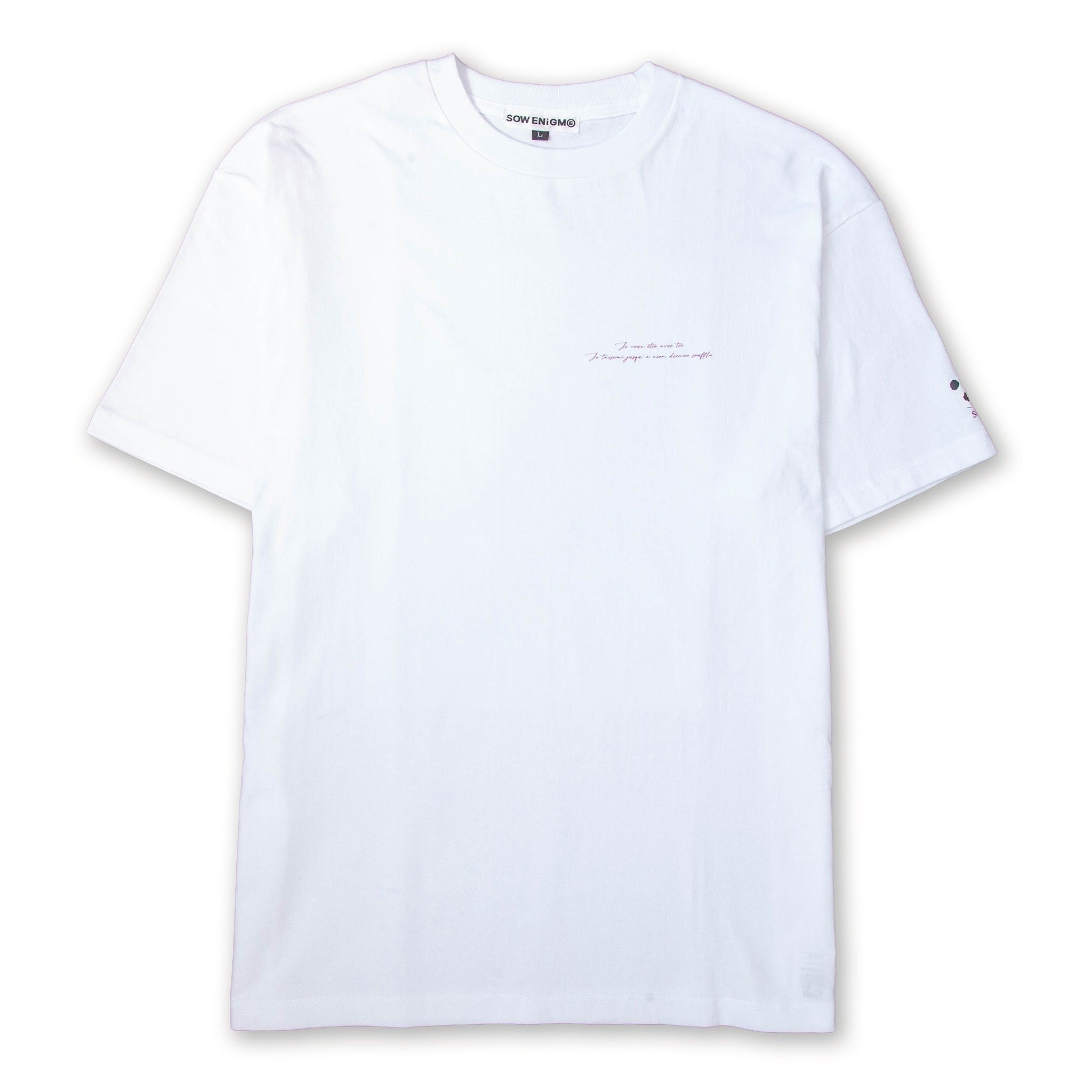 GIFT OF LOVE TEE[WHITE/PURPLE]