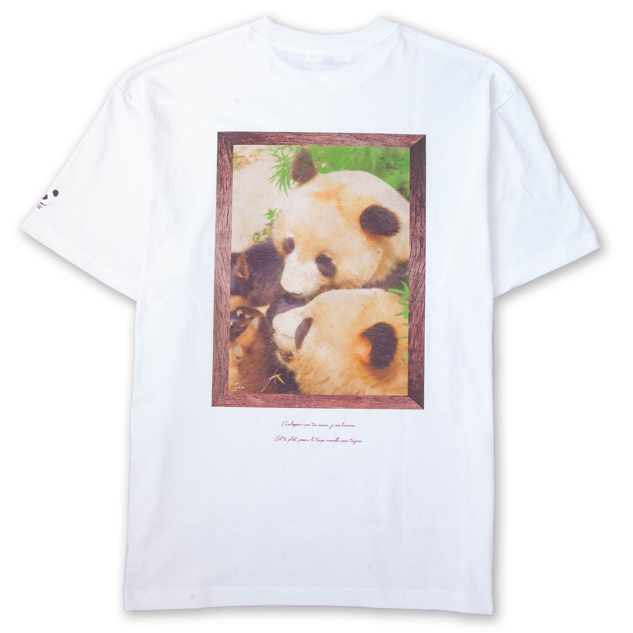 GIFT OF LOVE TEE[WHITE/PURPLE]