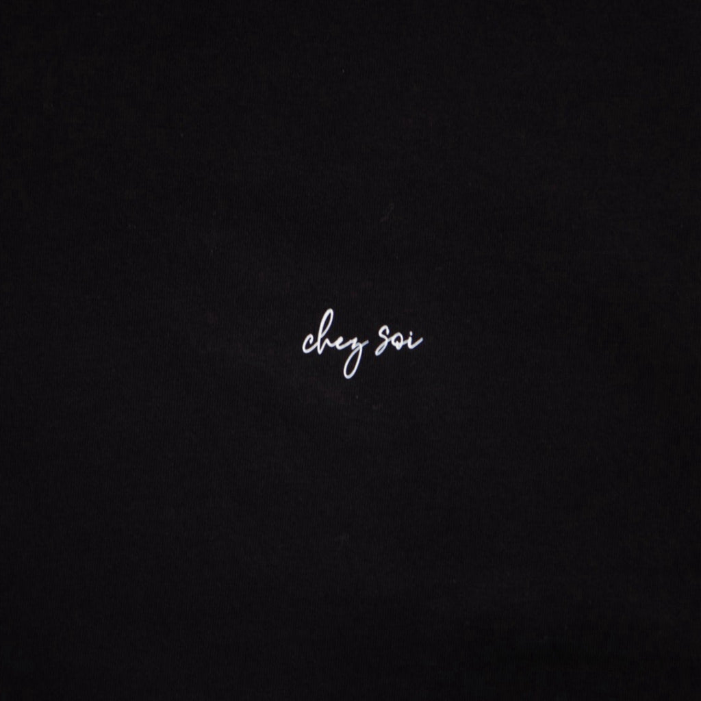 CHEZ SOI TEE #2 [BLACK]
