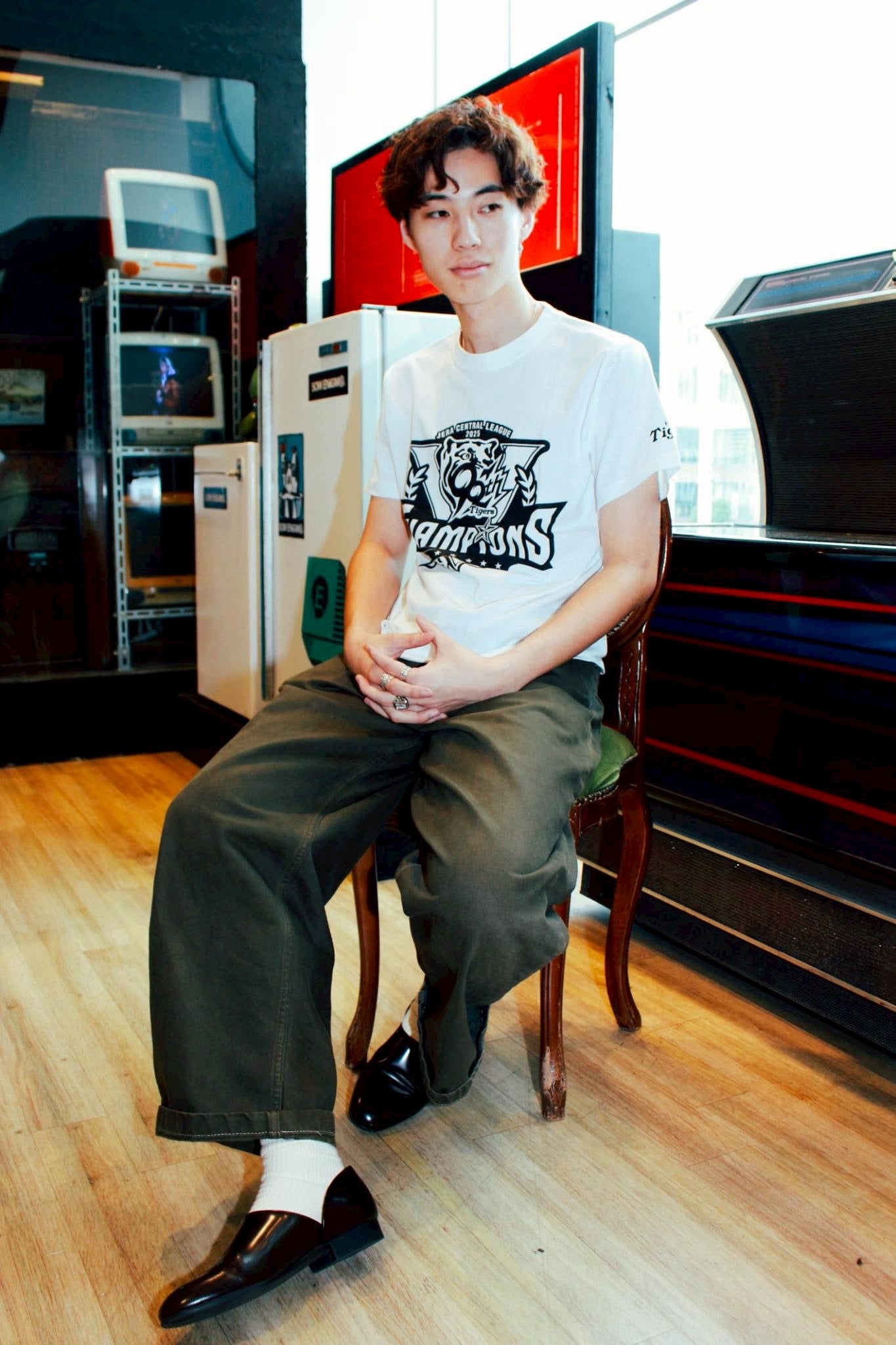 T-shirt Hanshin Tigers [NOIR]