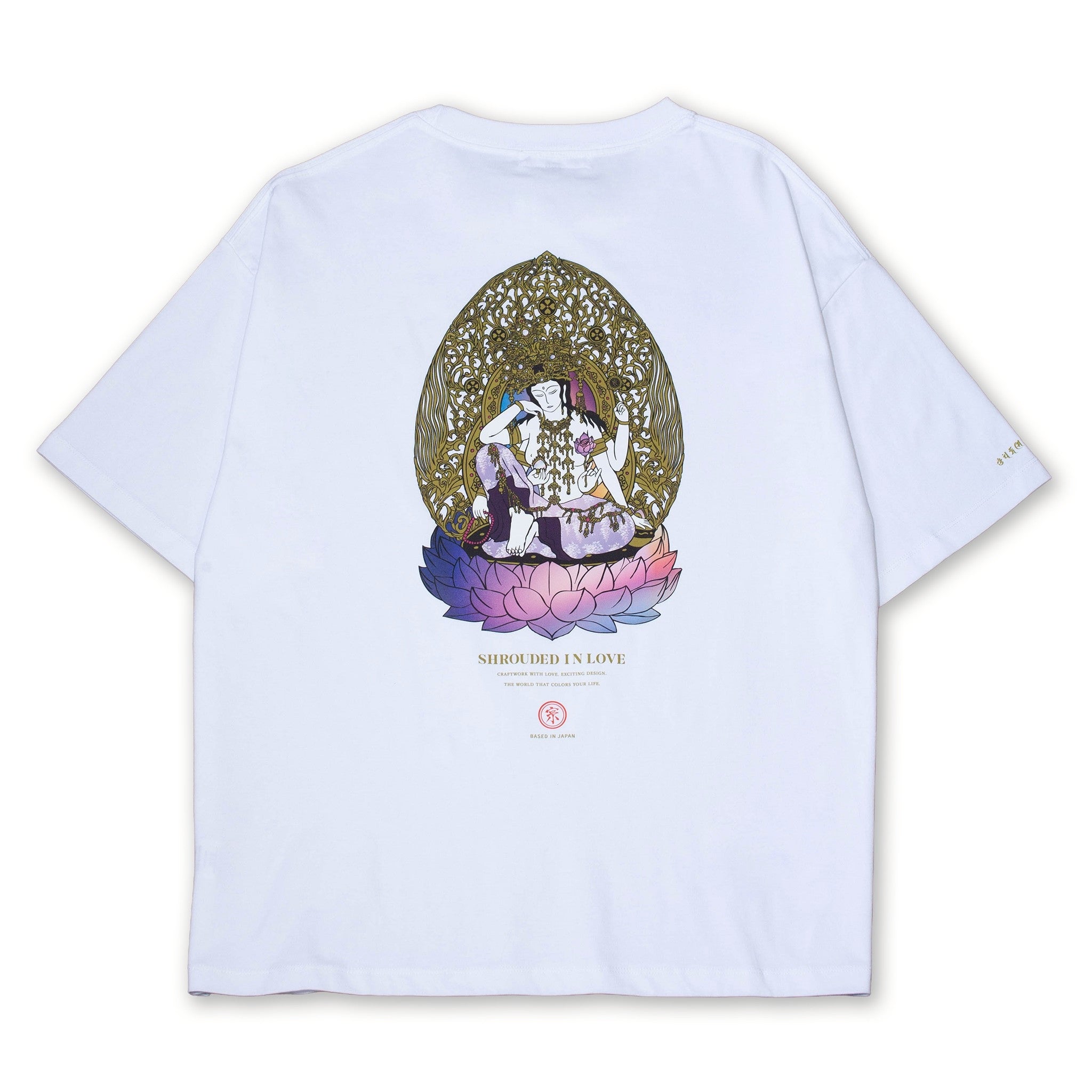 如意輪観音 BOXSILHOUETTE  TEE [WHITE]