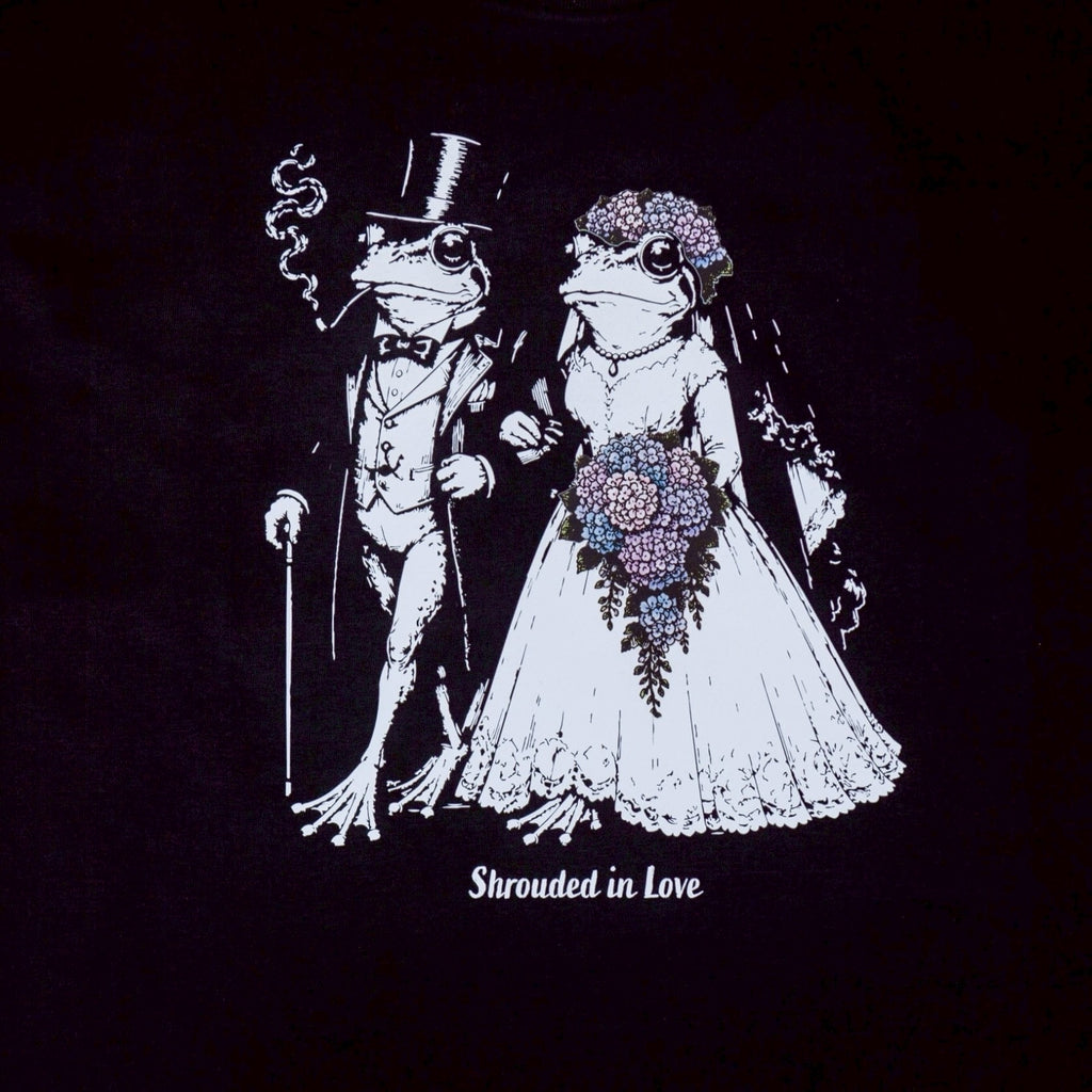 T-shirt grenouille mariage de juin [NOIR] Édition limitée en ligne