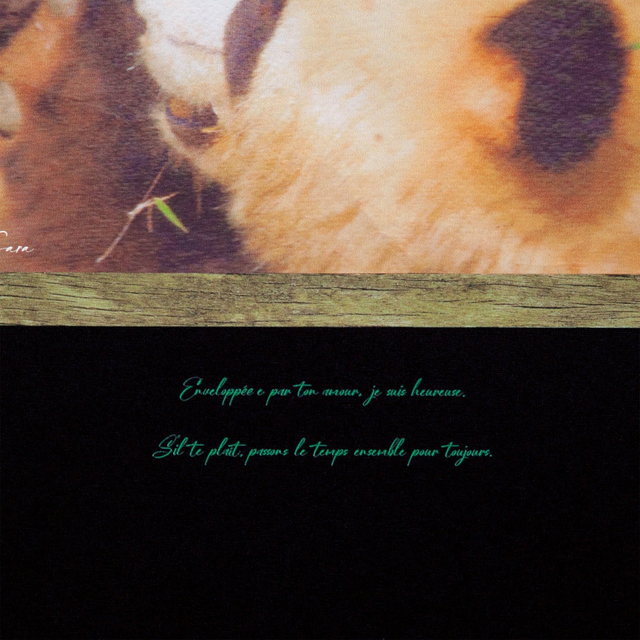 GIFT OF LOVE TEE[BLACK/GREEN]