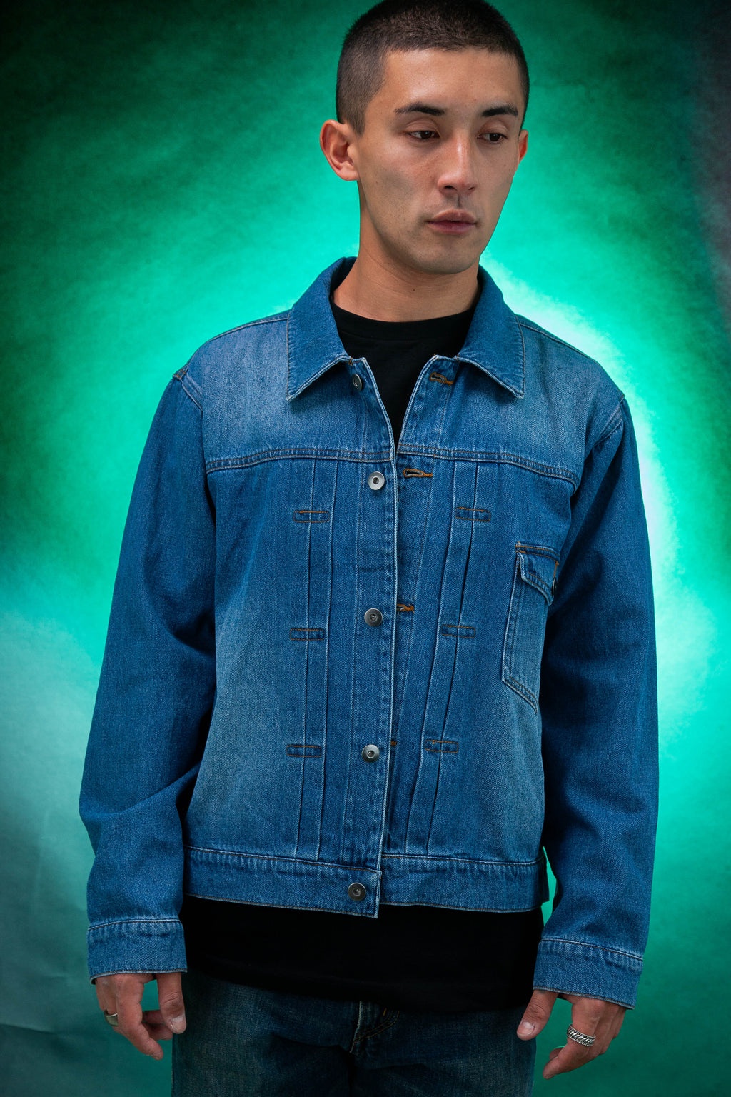 震電 DENIM JACKET [INDIGO]