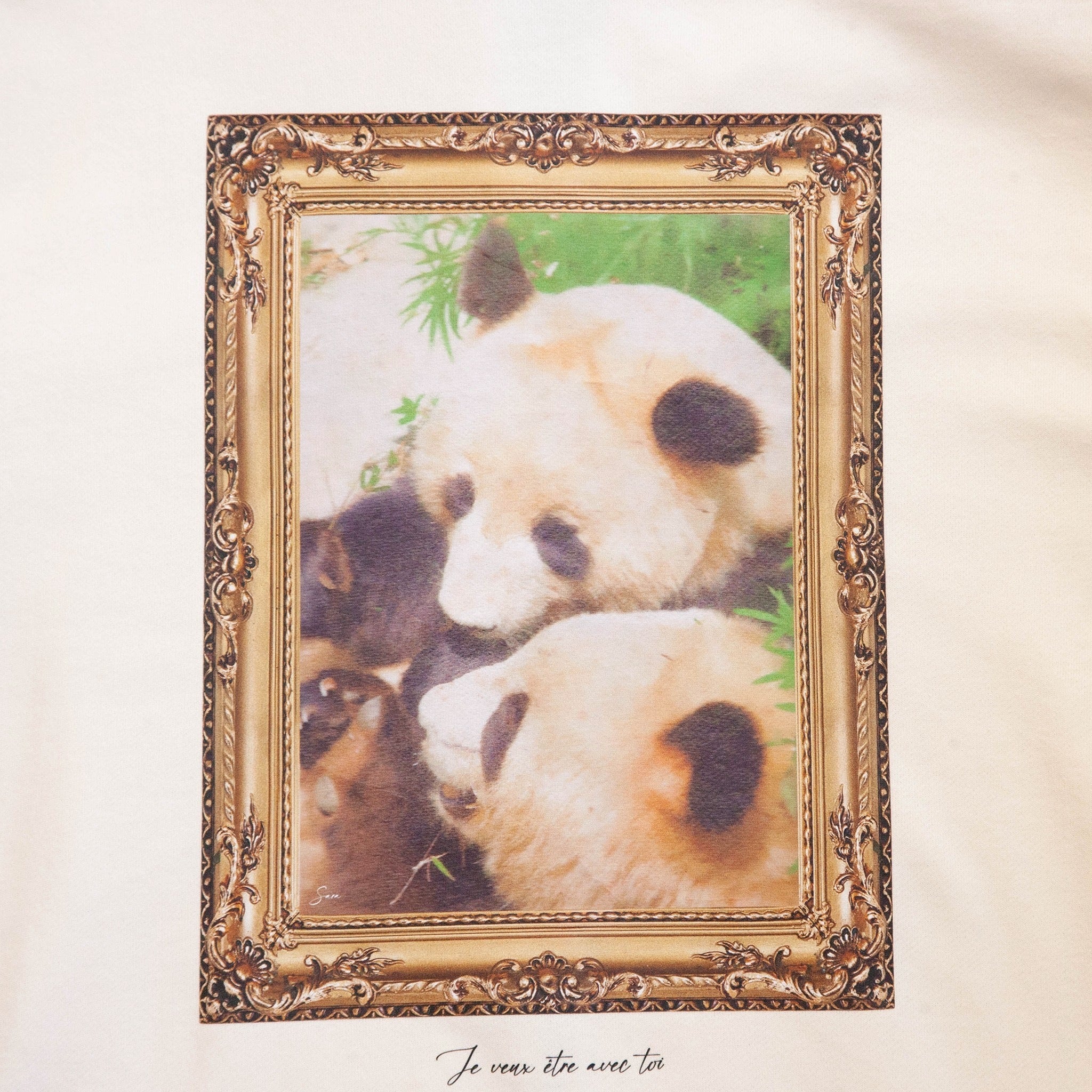 GIFT OF LOVE ZIPHOODIE [NATURAL]