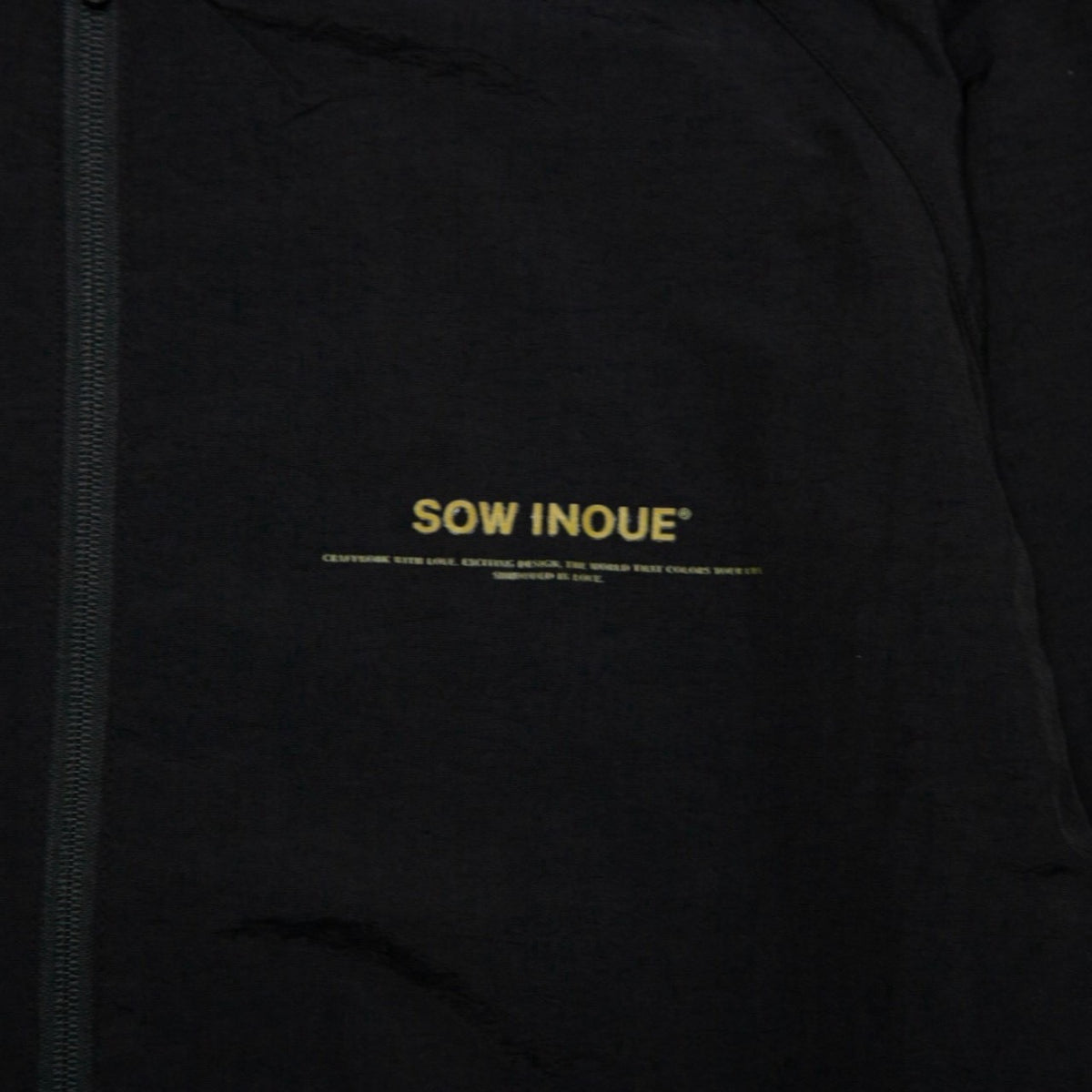Senju Kannon NYLON JACKET [BLACK]