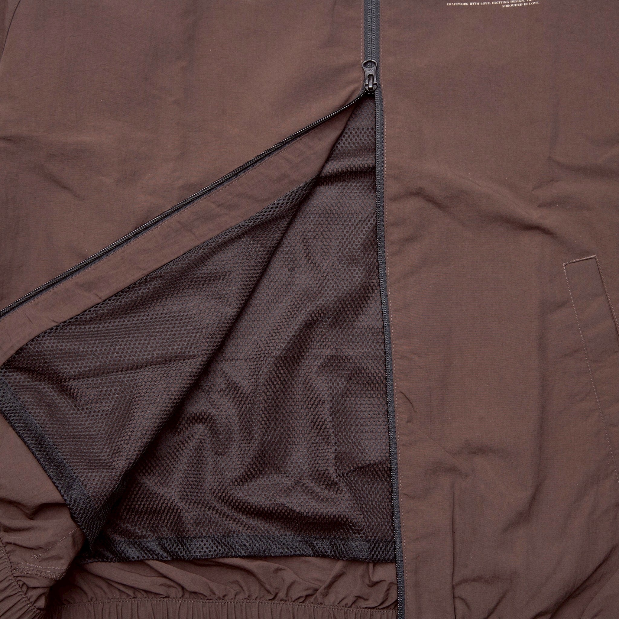 如意輪観音 NYLONJACKET [CHOCOLATE]