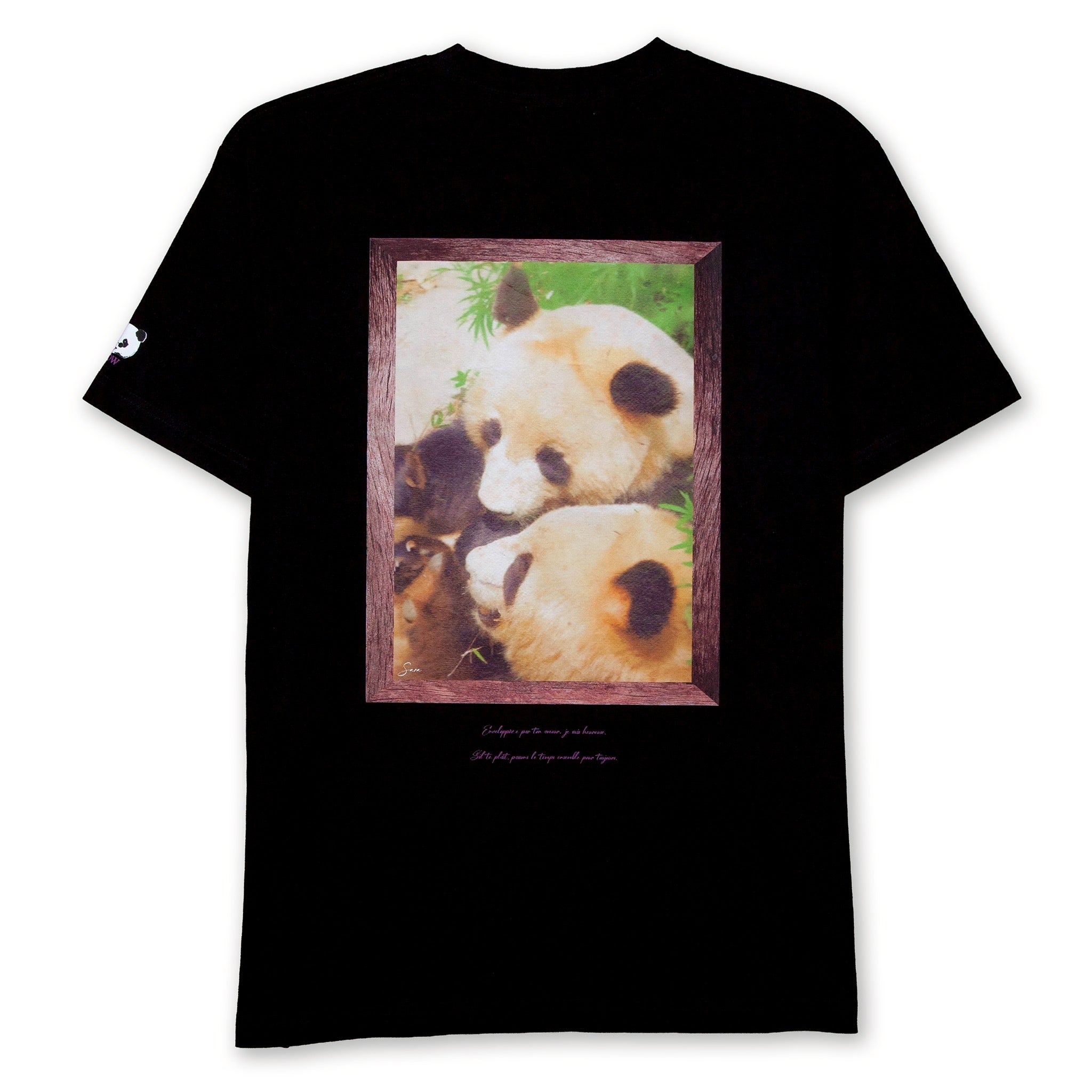 GIFT OF LOVE TEE[BLACK/PURPLE]