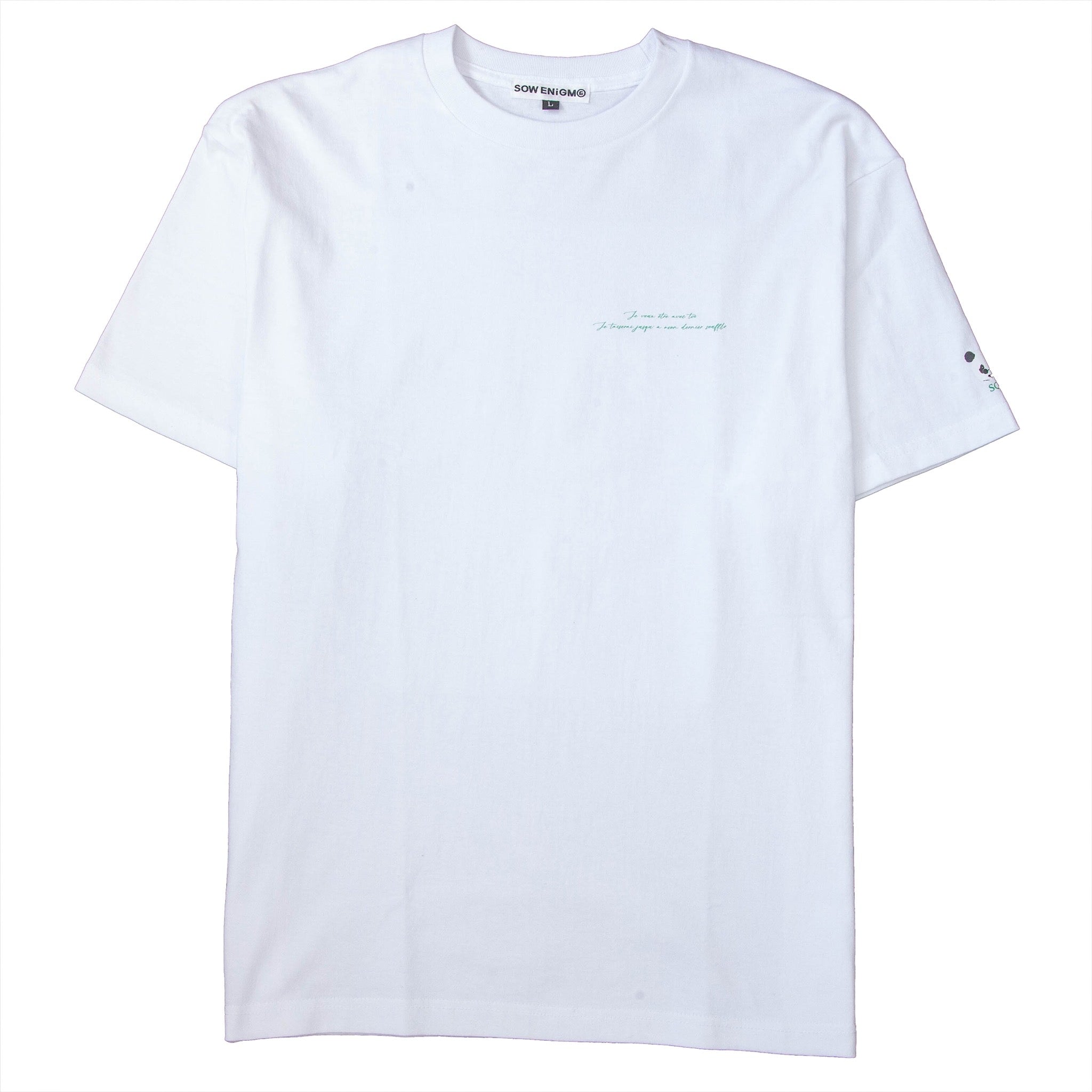 GIFT OF LOVE TEE[WHITE/GREEN]