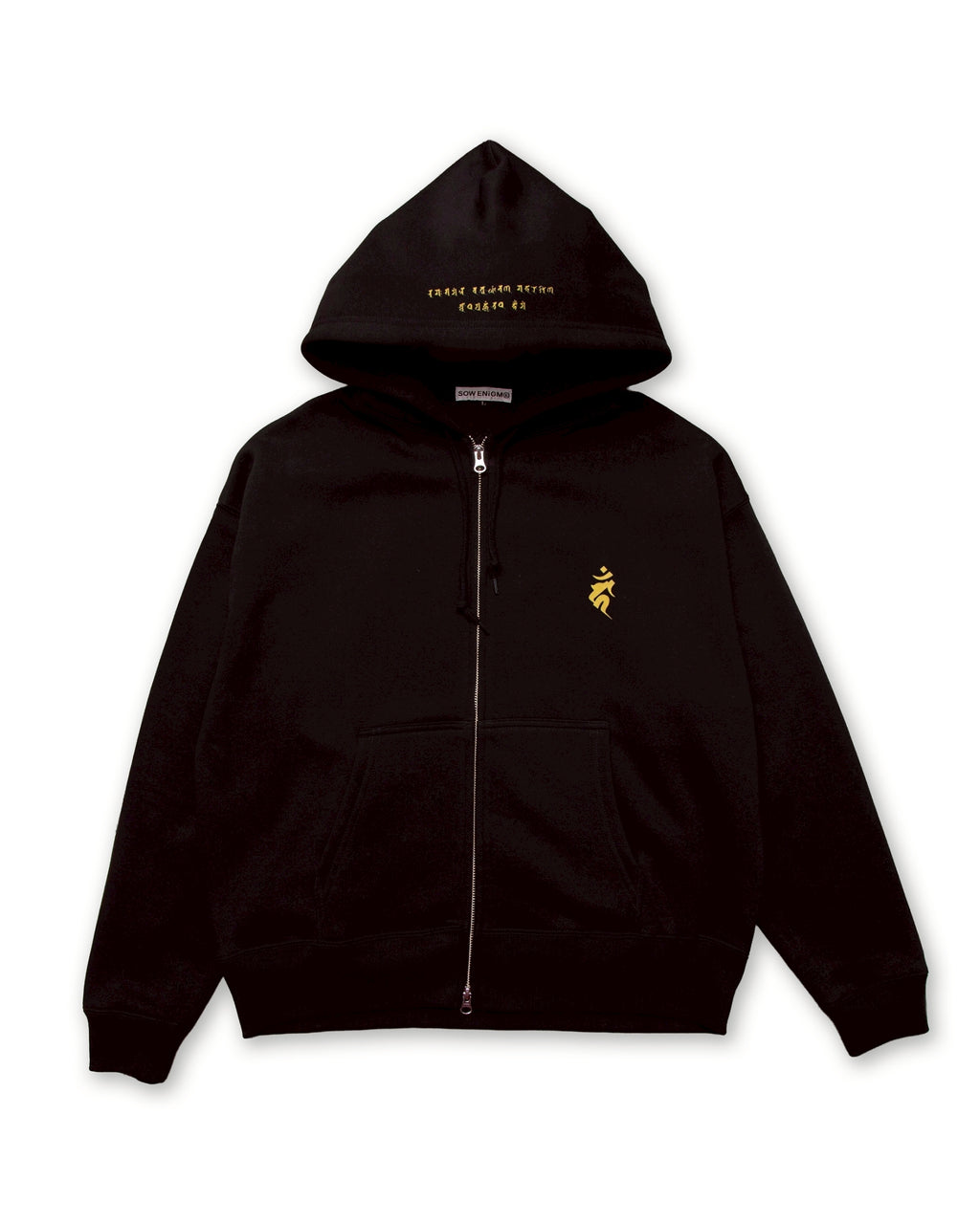 不動明王 ZIPHOODIE 【BLACK】