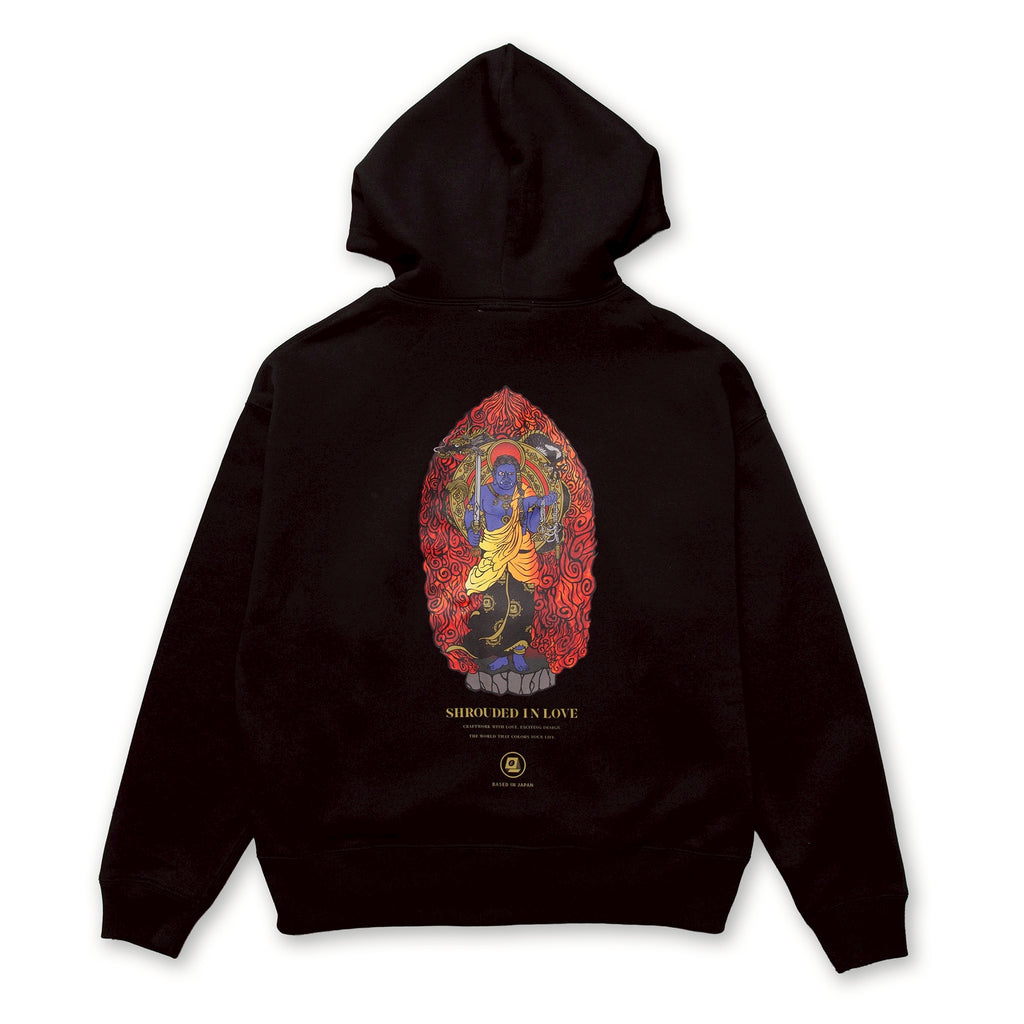 不動明王 ZIPHOODIE 【BLACK】