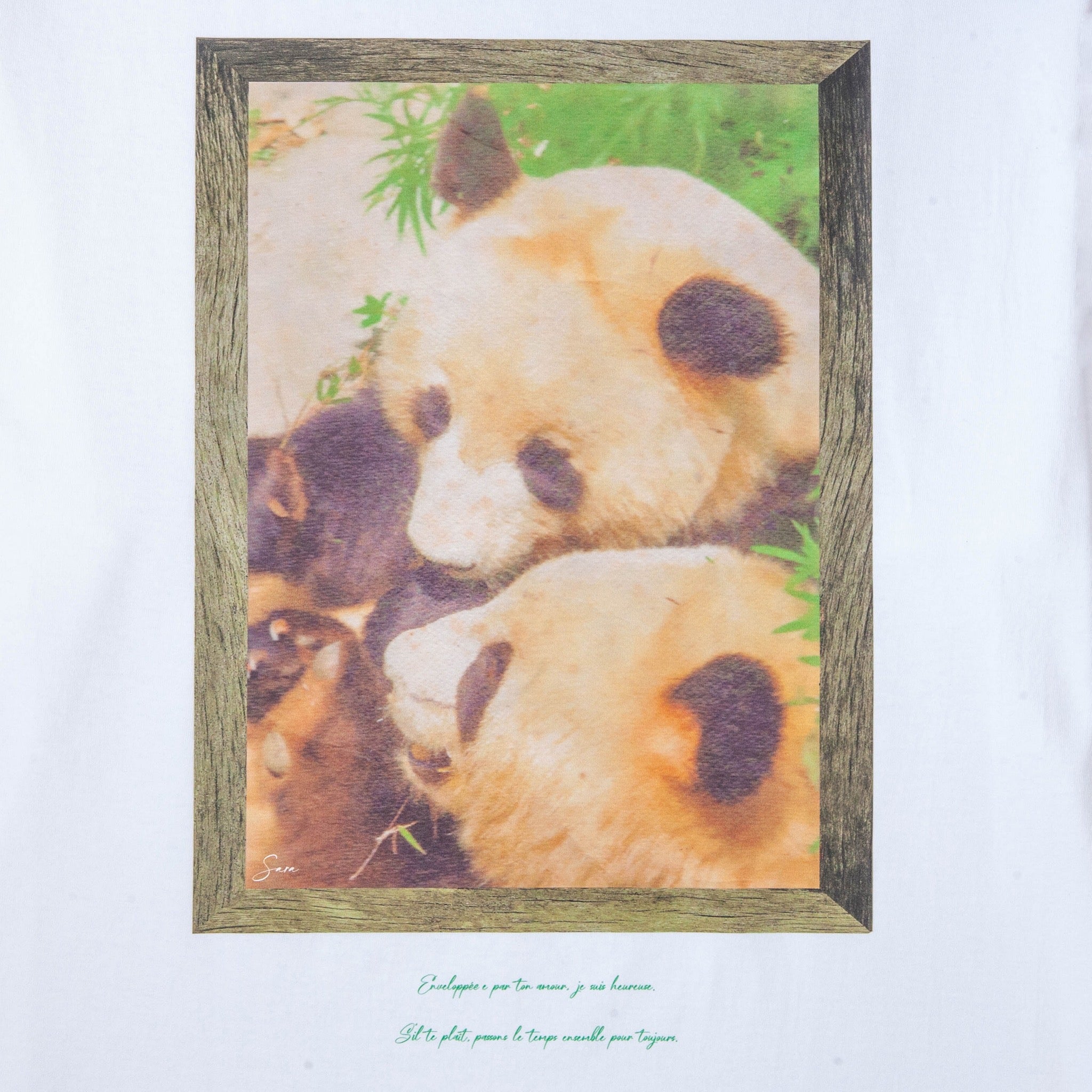 GIFT OF LOVE TEE[WHITE/GREEN] – SOW INOUE ONLINE STORE