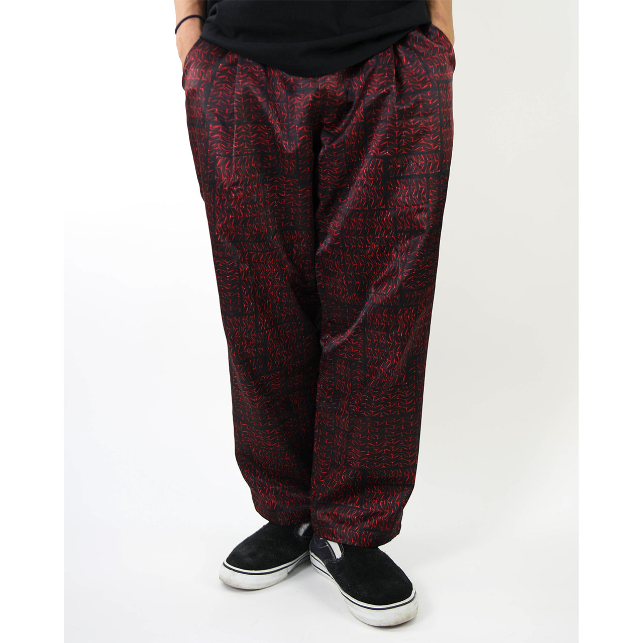KAWARA PATCHWORK PANTS【RED】