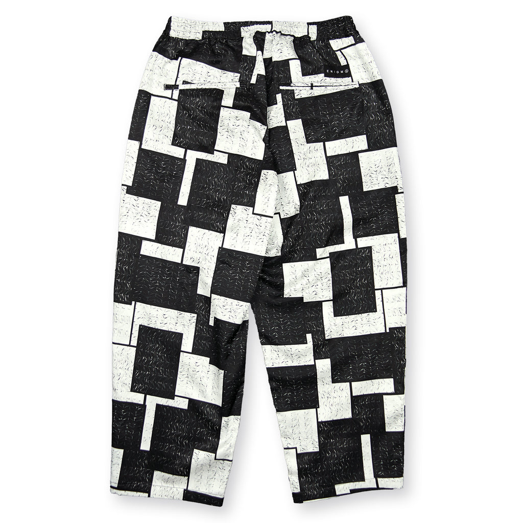 KAWARA PATCHWORK PANTS【WHITE/BLACK】