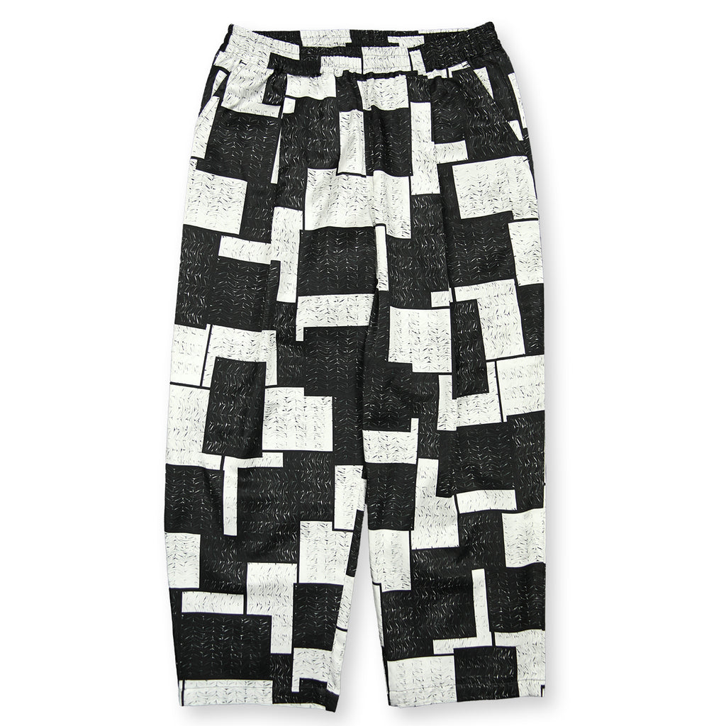KAWARA PATCHWORK PANTS【WHITE/BLACK】