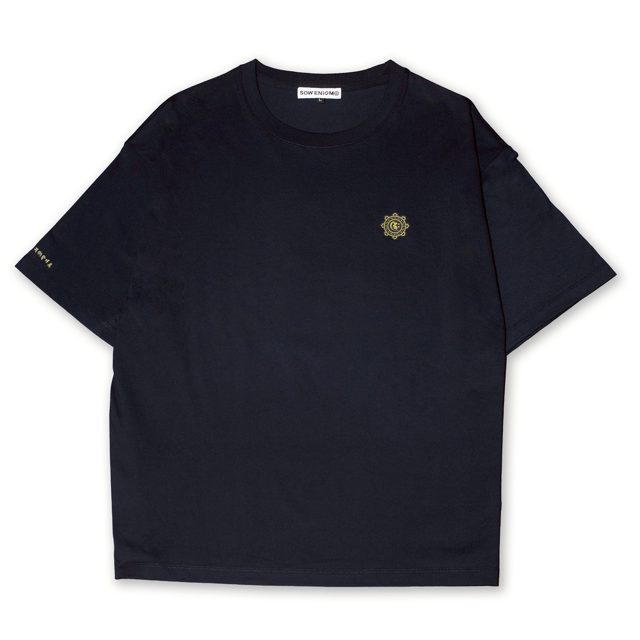 如意輪観音 BOXSILHOUETTE TEE [BLACK]