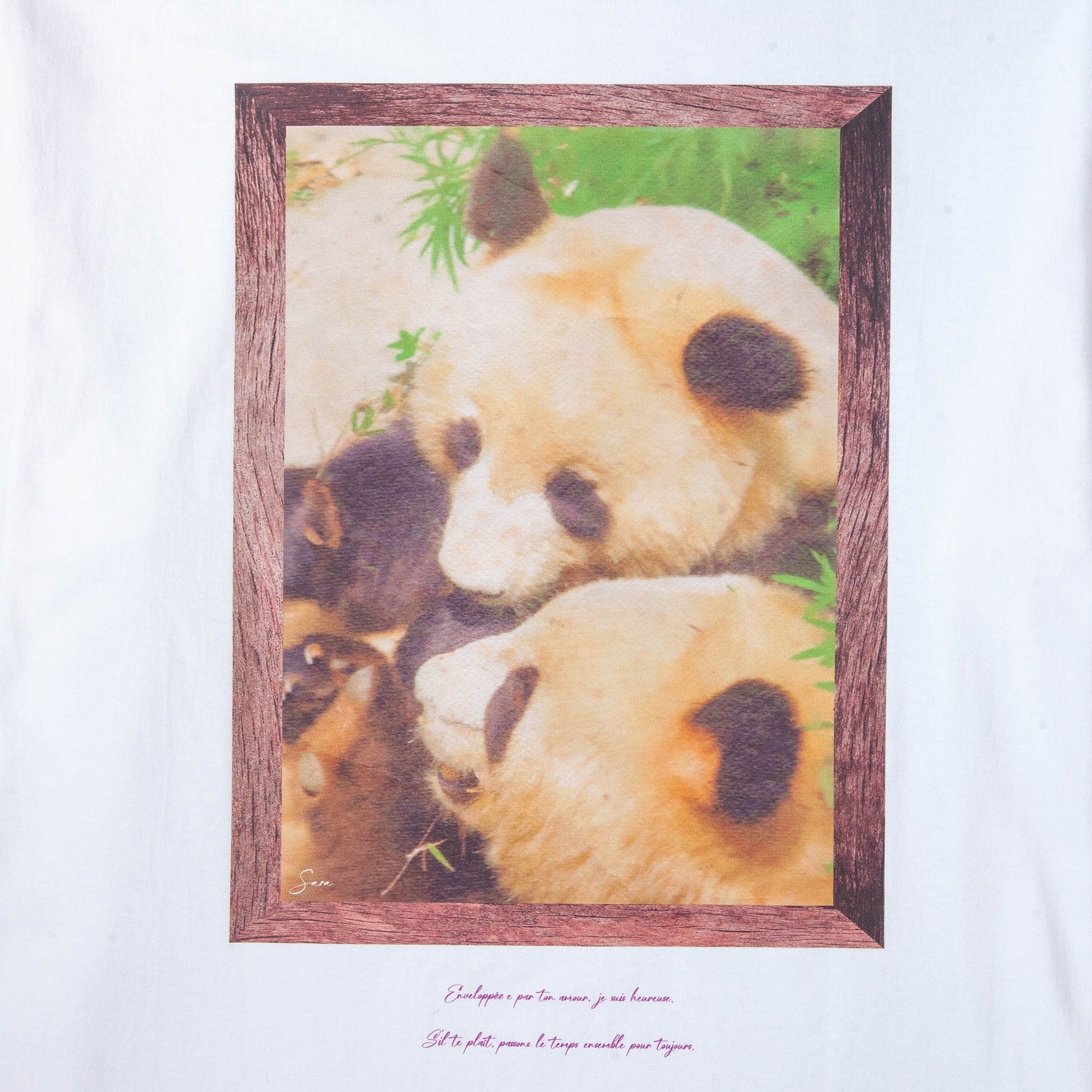 GIFT OF LOVE TEE[WHITE/PURPLE]