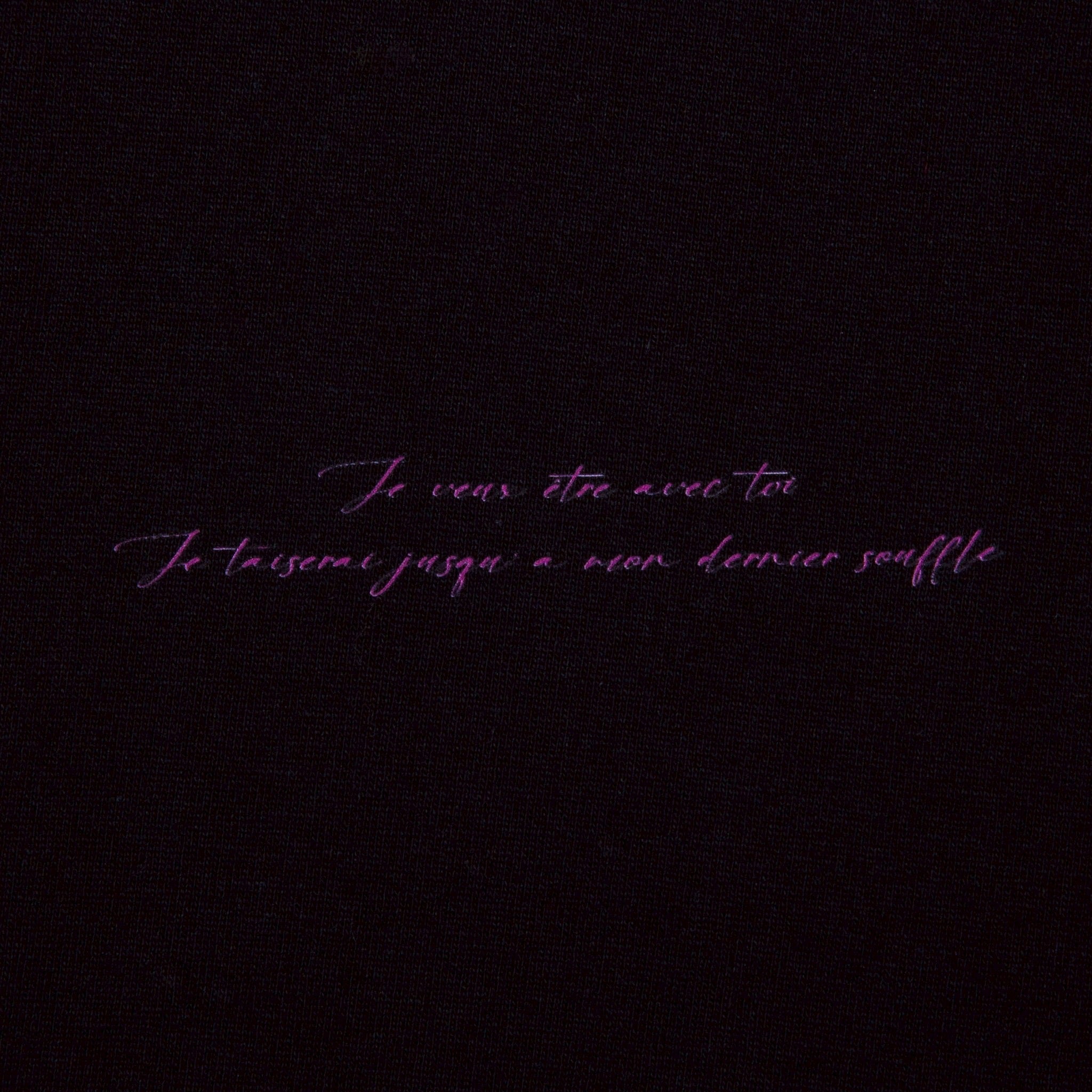 GIFT OF LOVE TEE[BLACK/PURPLE]