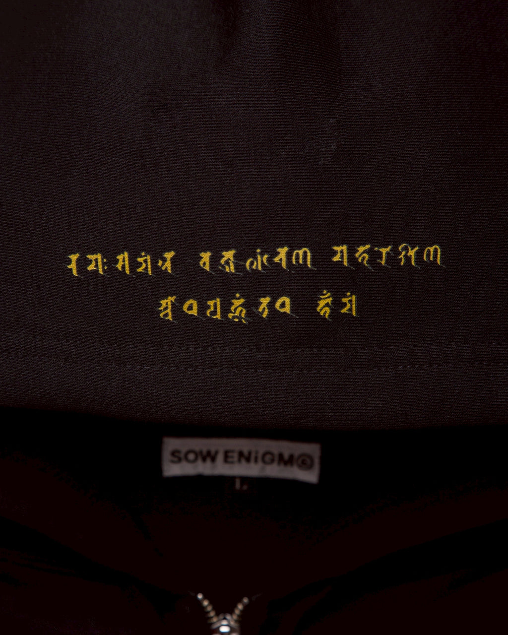 不動明王 ZIPHOODIE 【BLACK】