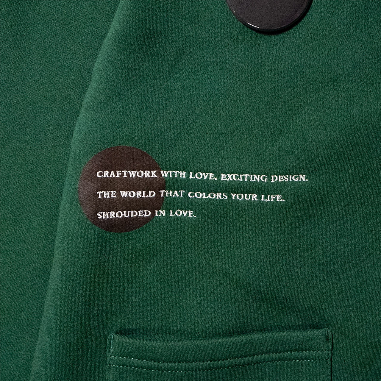 SOW ENiGM@ SWEAT CARDIGAN [GREEN]