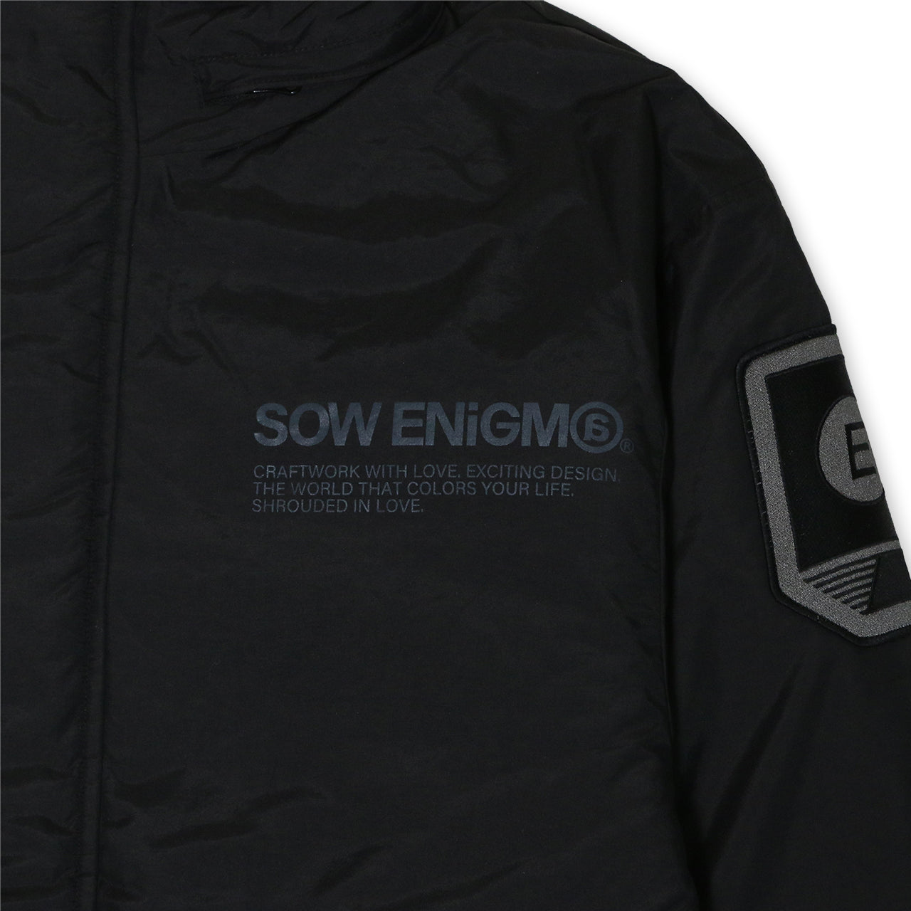 SOW ENiGM@ NYLON JACKET [BLACK]