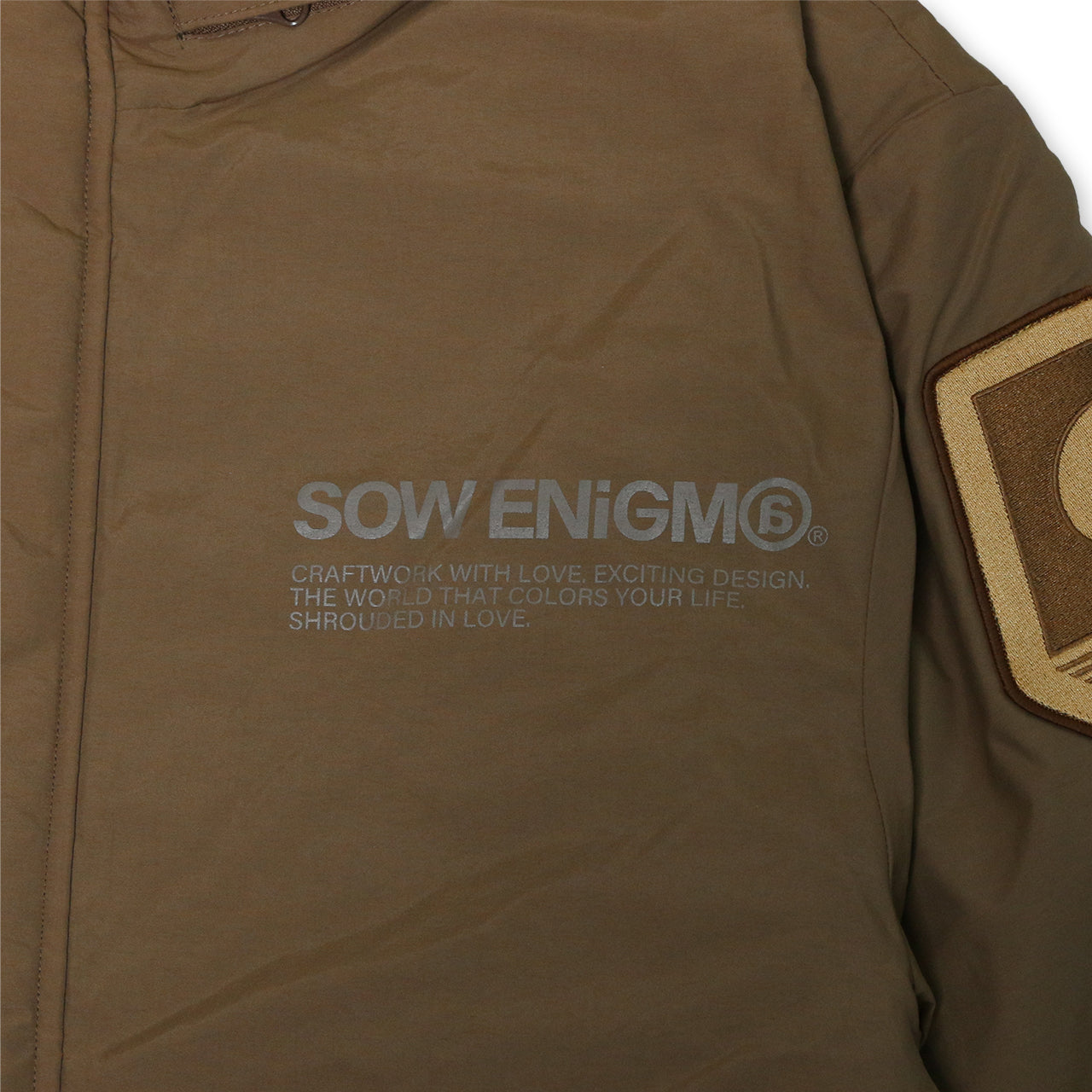 SOW ENiGM@ NYLON JACKET [BROWN]