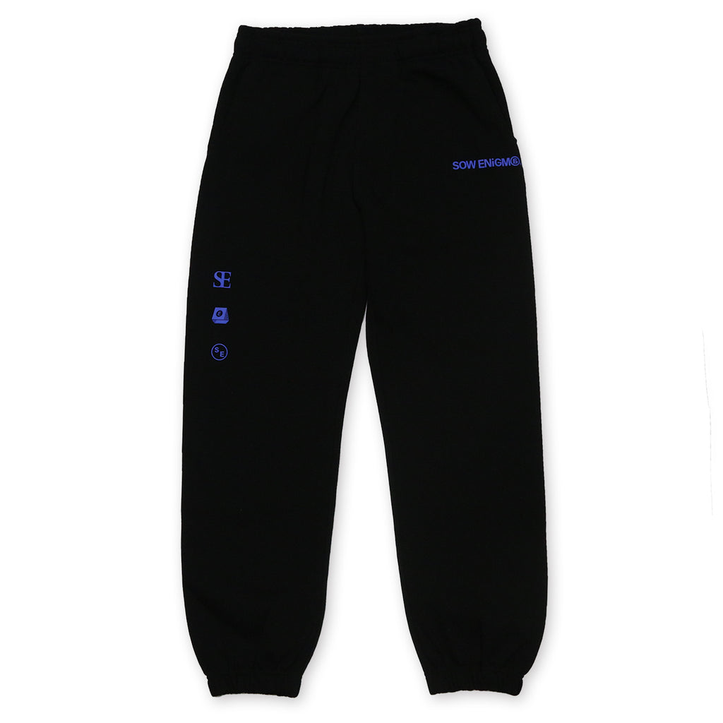 PANTALON DE SURVÊTEMENT À LOGO [NOIR]
