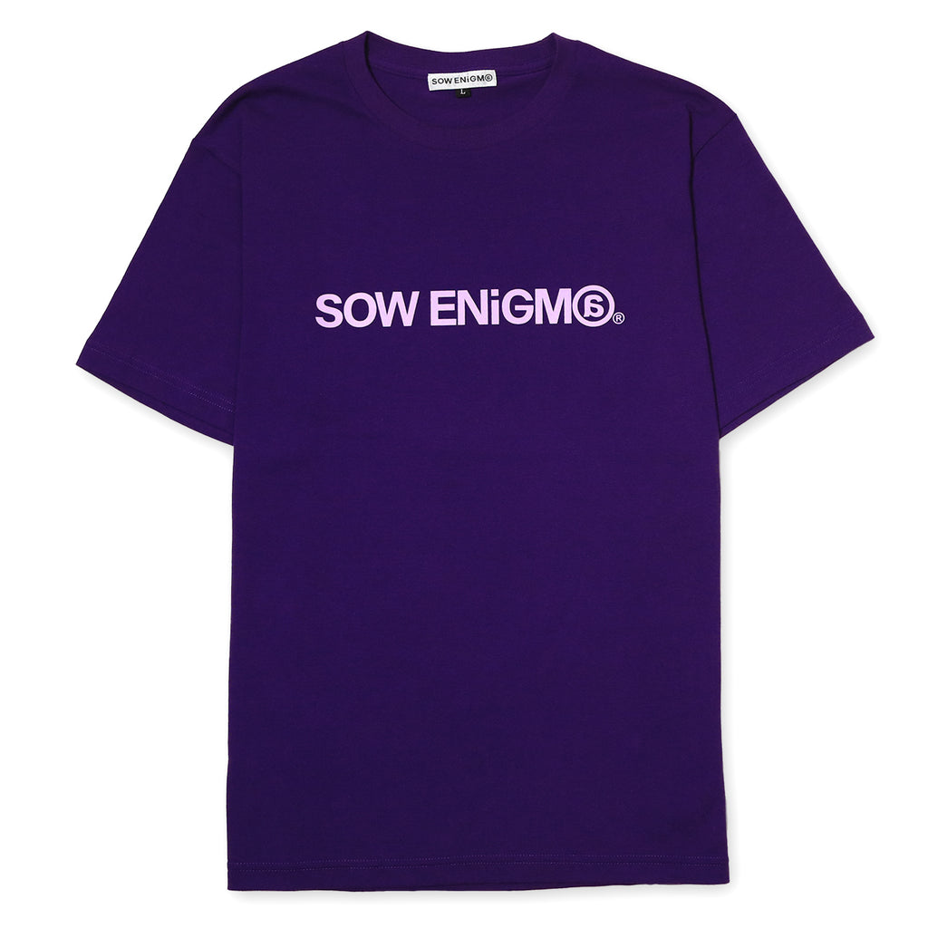 T-shirt avec logo SOW ENiGM＠ #2 [VIOLET]