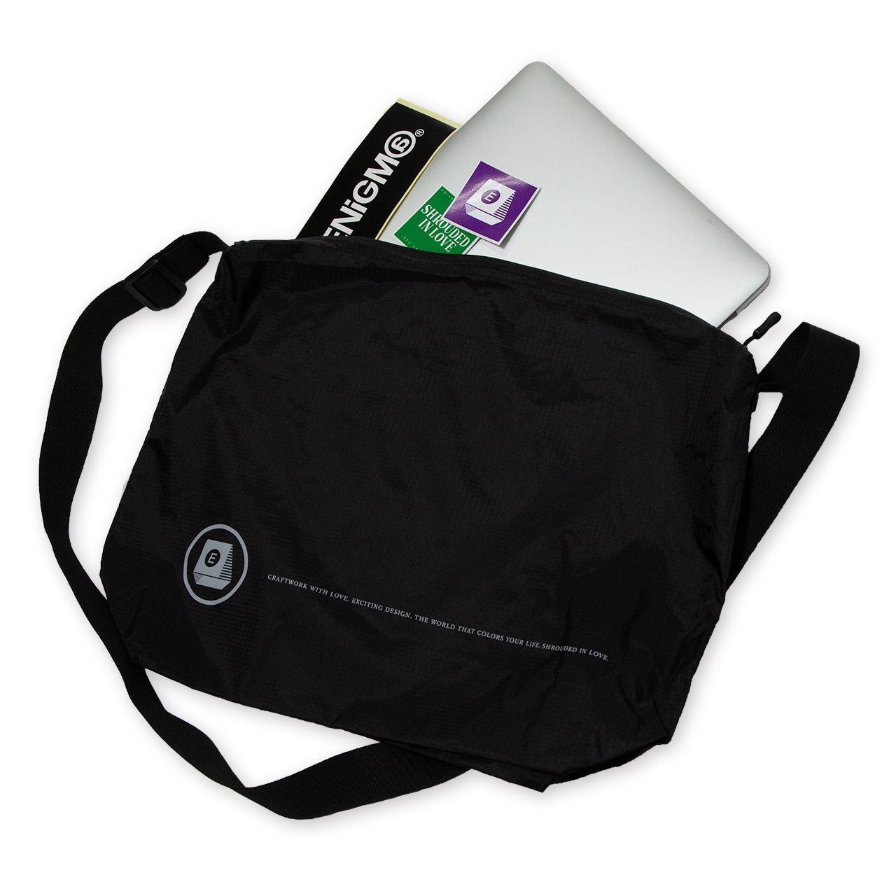 SE@ NYLON SHOULDER BAG【NAVY】