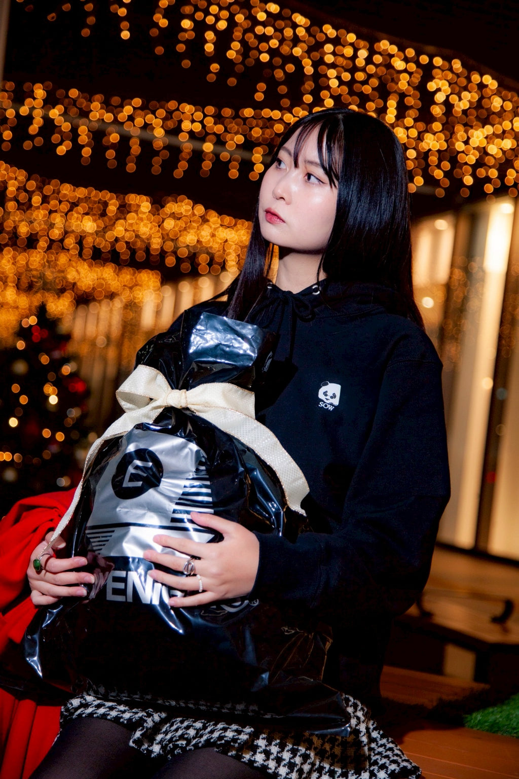 GIFT OF LOVE HOODIE【BLACK】