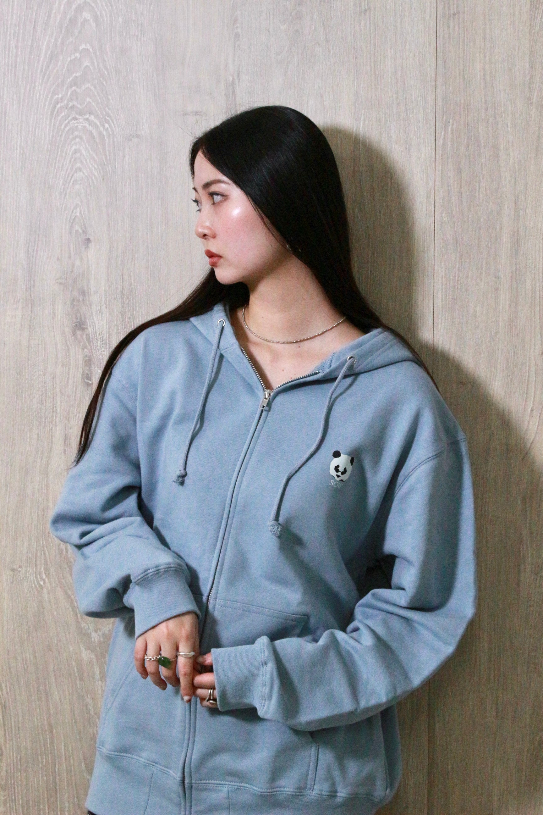 GIFT OF LOVE ZIPHOODIE [BLUE]