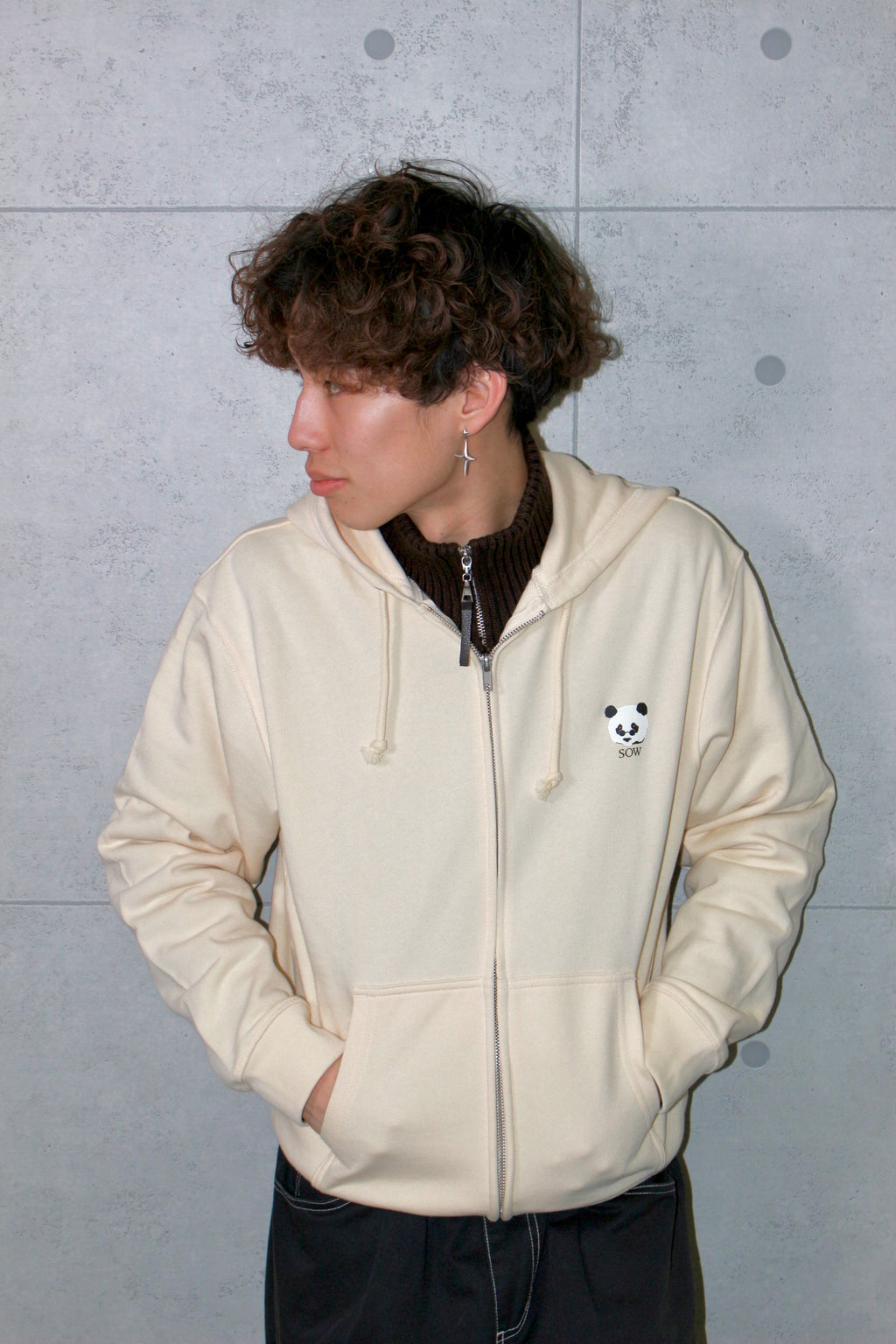 GIFT OF LOVE ZIPHOODIE [NATURAL]