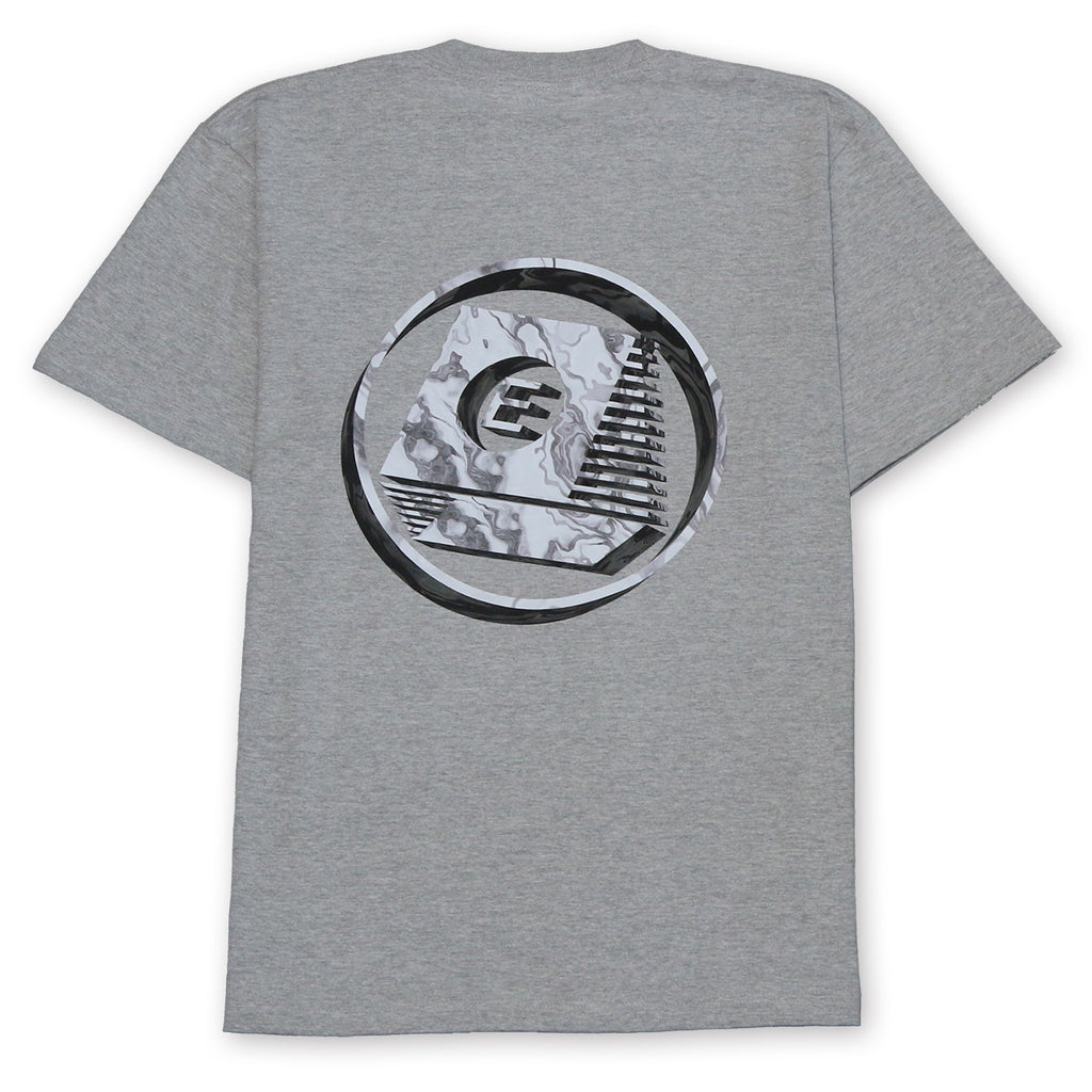 SE@ MARBLE LOGO TEE【GRAY】