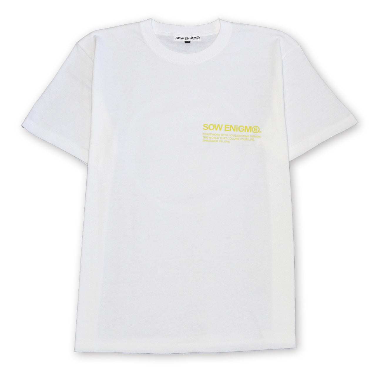 SE@ MARBLE LOGO TEE [WHITE]