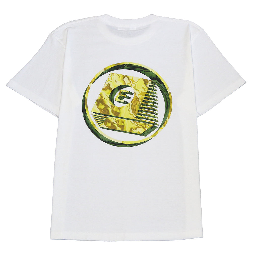 T-SHIRT AVEC LOGO MARBRE SE@ [BLANC]