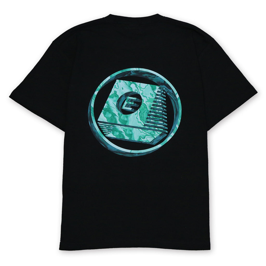 T-SHIRT SE@ LOGO MARBRE [NOIR]