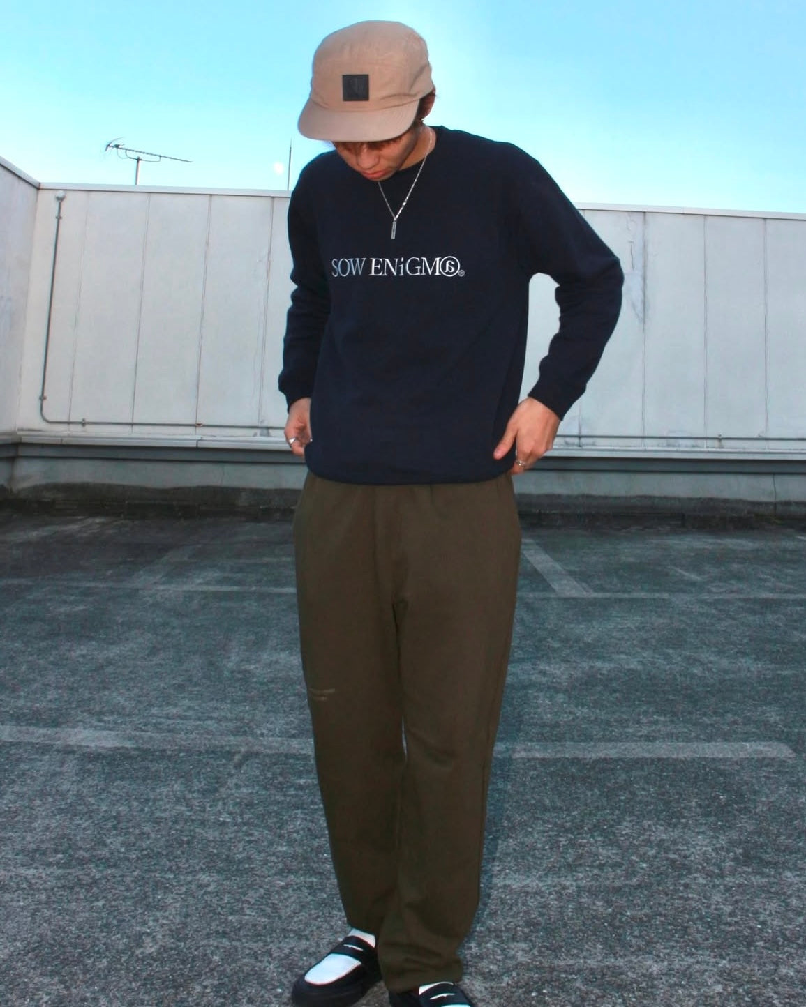 SE SWEAT PANTS 【OLIVE】