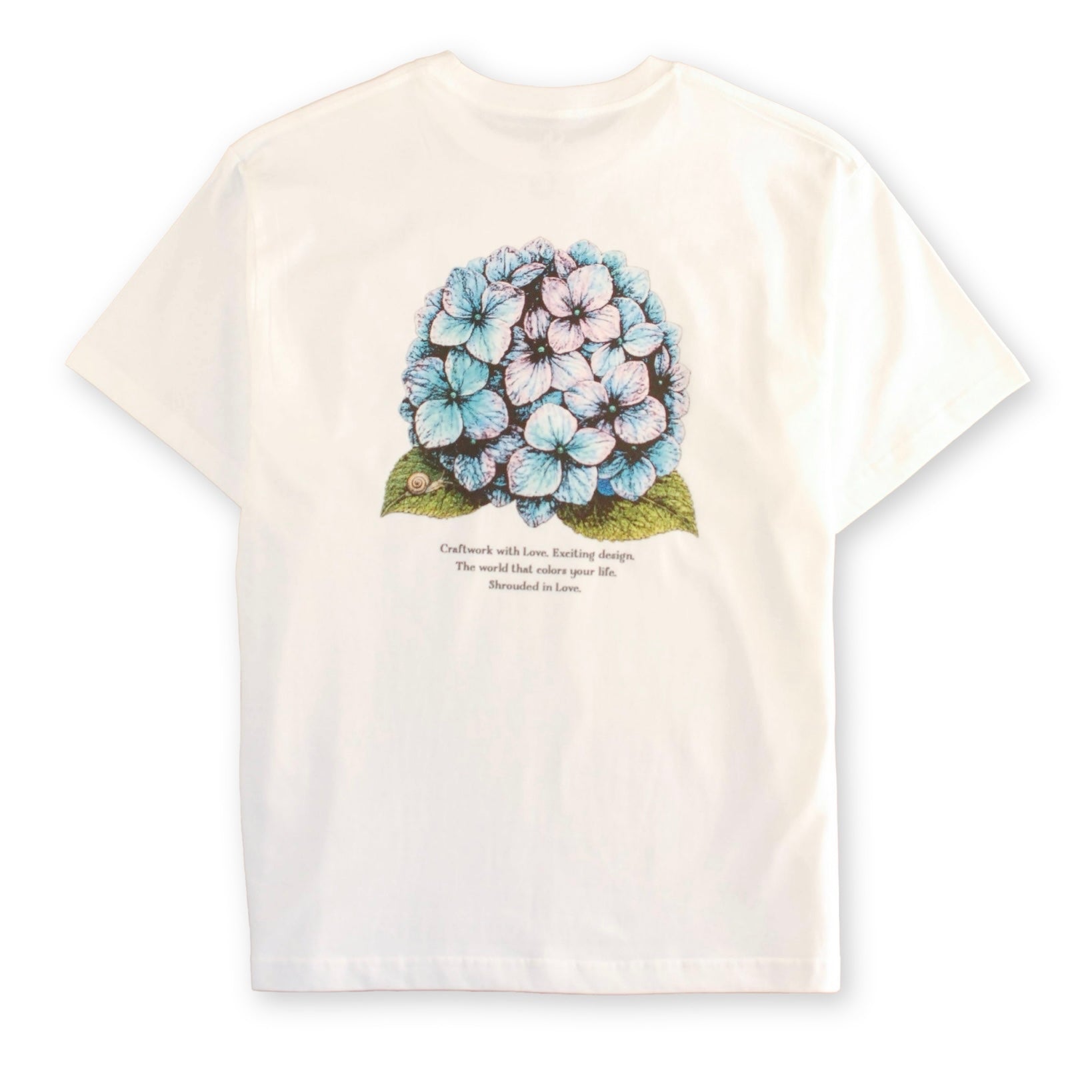 紫陽花 TEE [WHITE] オンラインストア限定