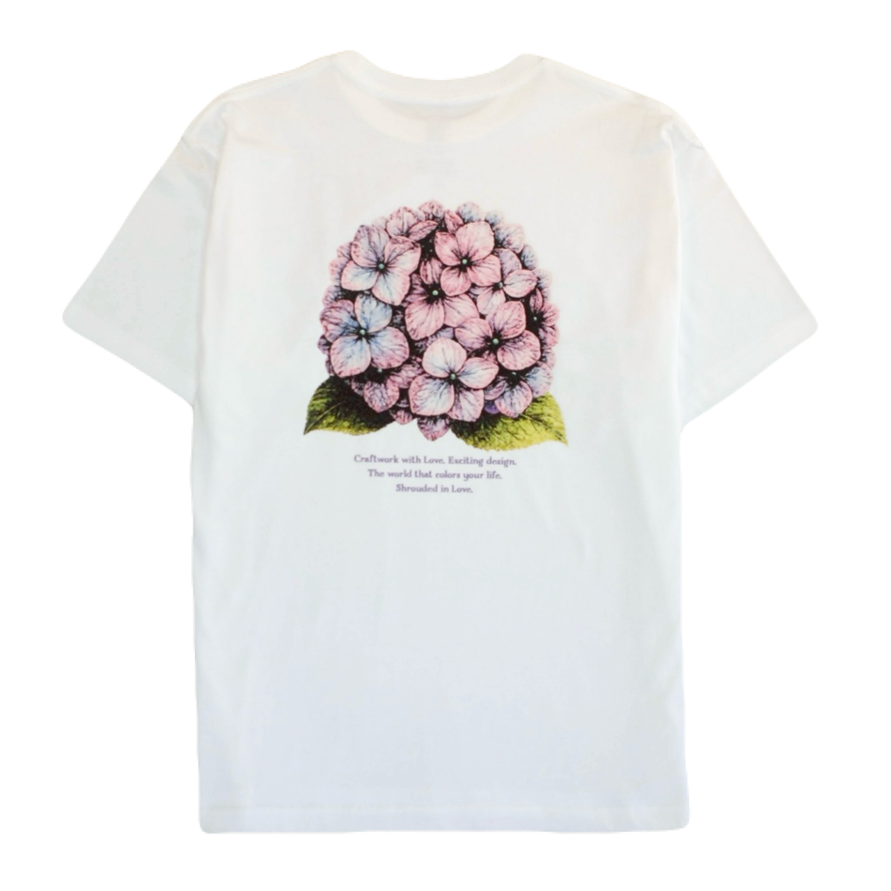 紫陽花 TEE [WHITE]