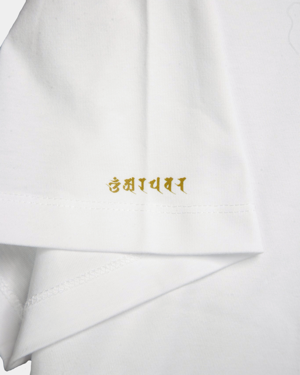 文殊菩薩 BOX SILHOUETTE TEE [WHITE]