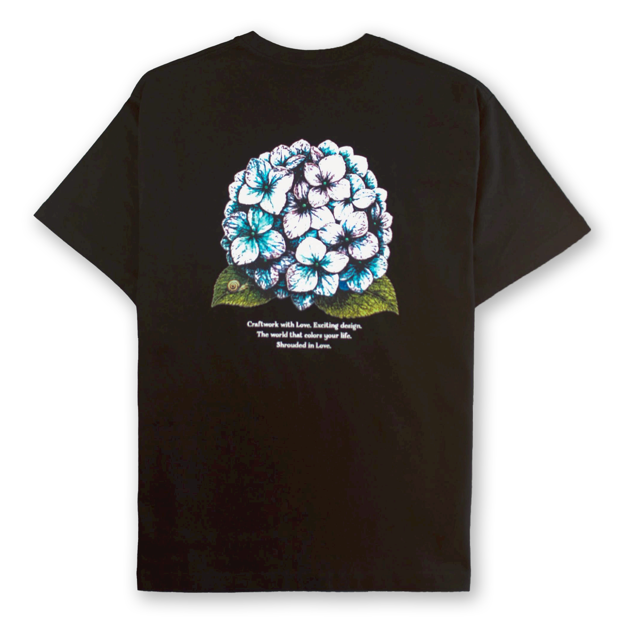 紫陽花 TEE [BLACK] オンラインストア限定