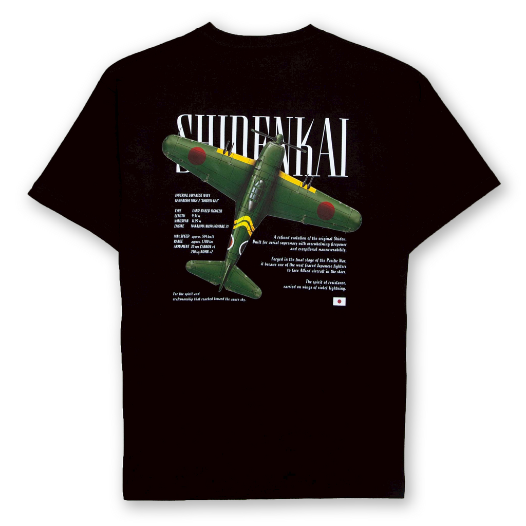 紫電改 TEE [BLACK] オンラインストア限定