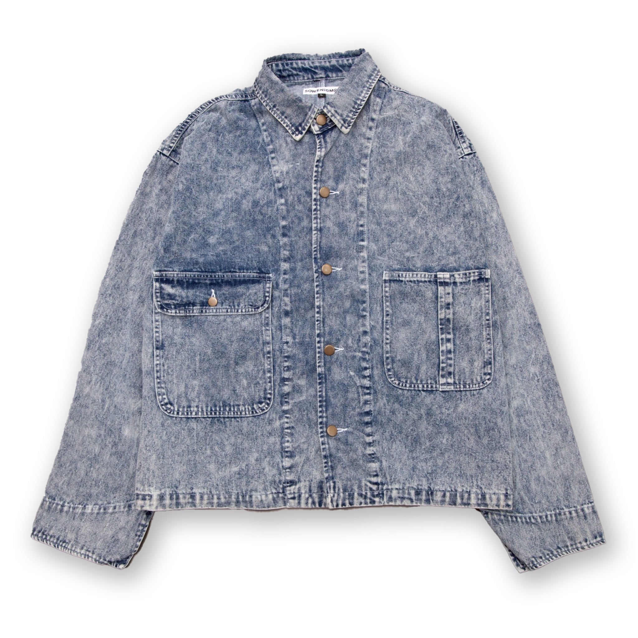 橘花 DENIM JACKET [NAVY] – SOW INOUE ONLINE STORE