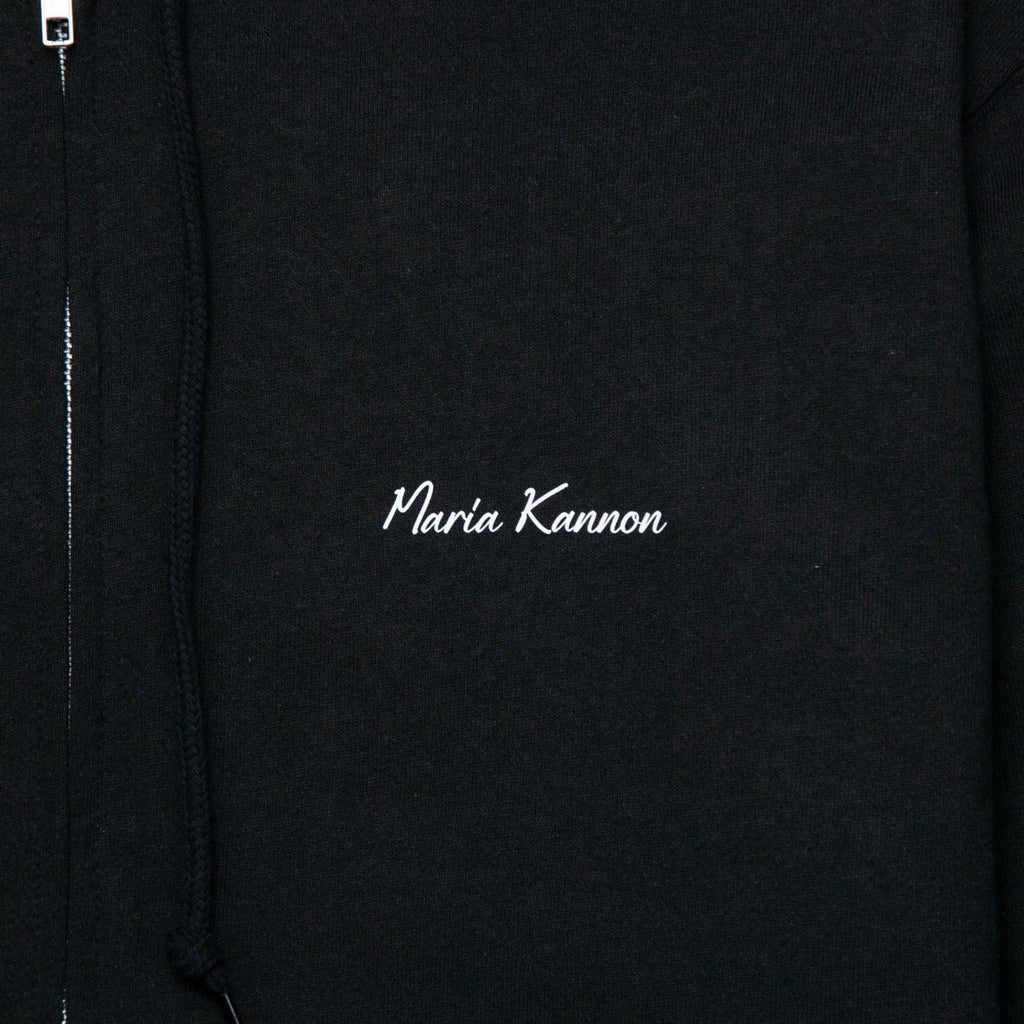 マリア観音 ZIP HOODIE [BLACK]